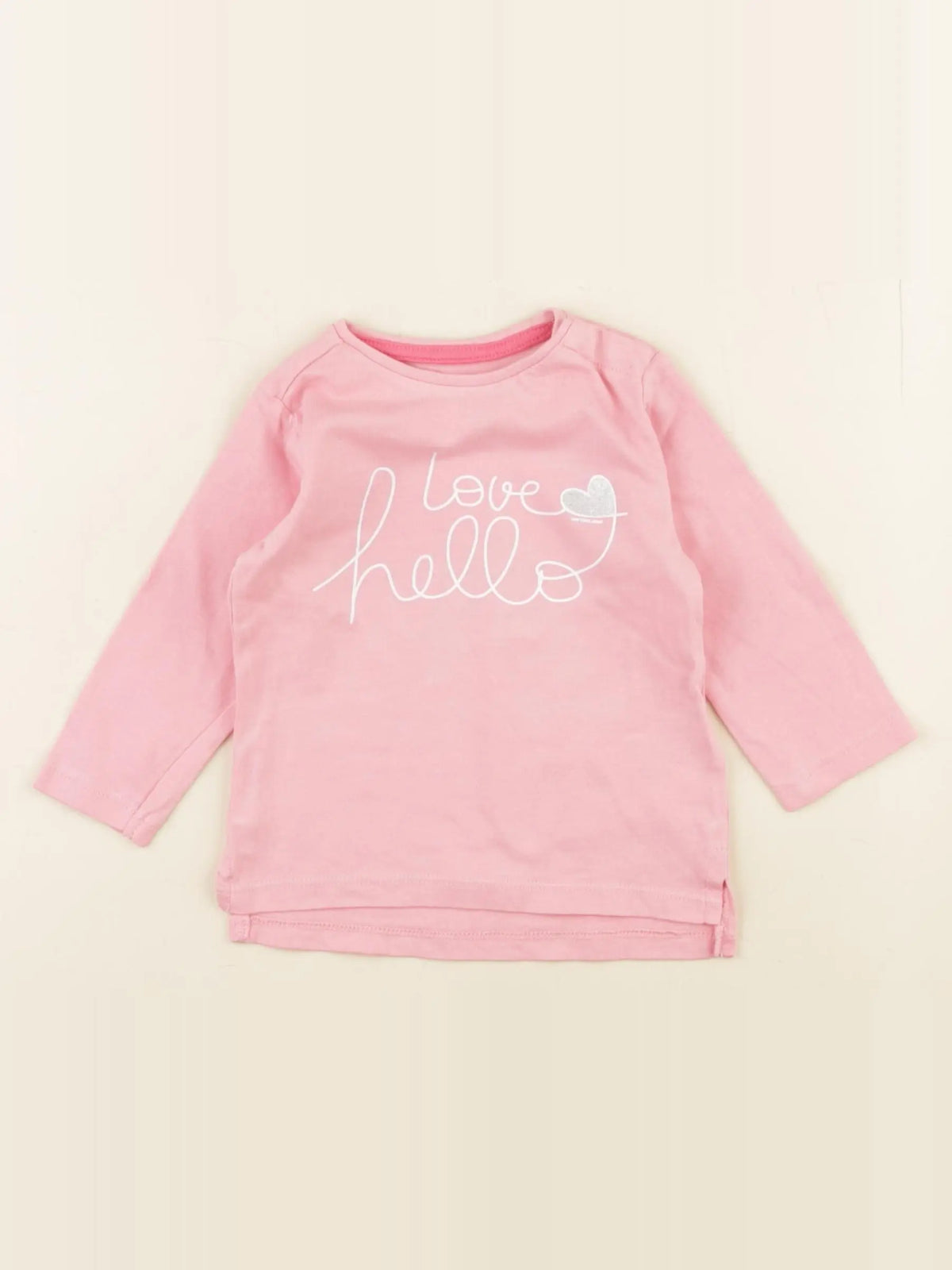 Vertbaudet - tee-shirt rose - 6 mois