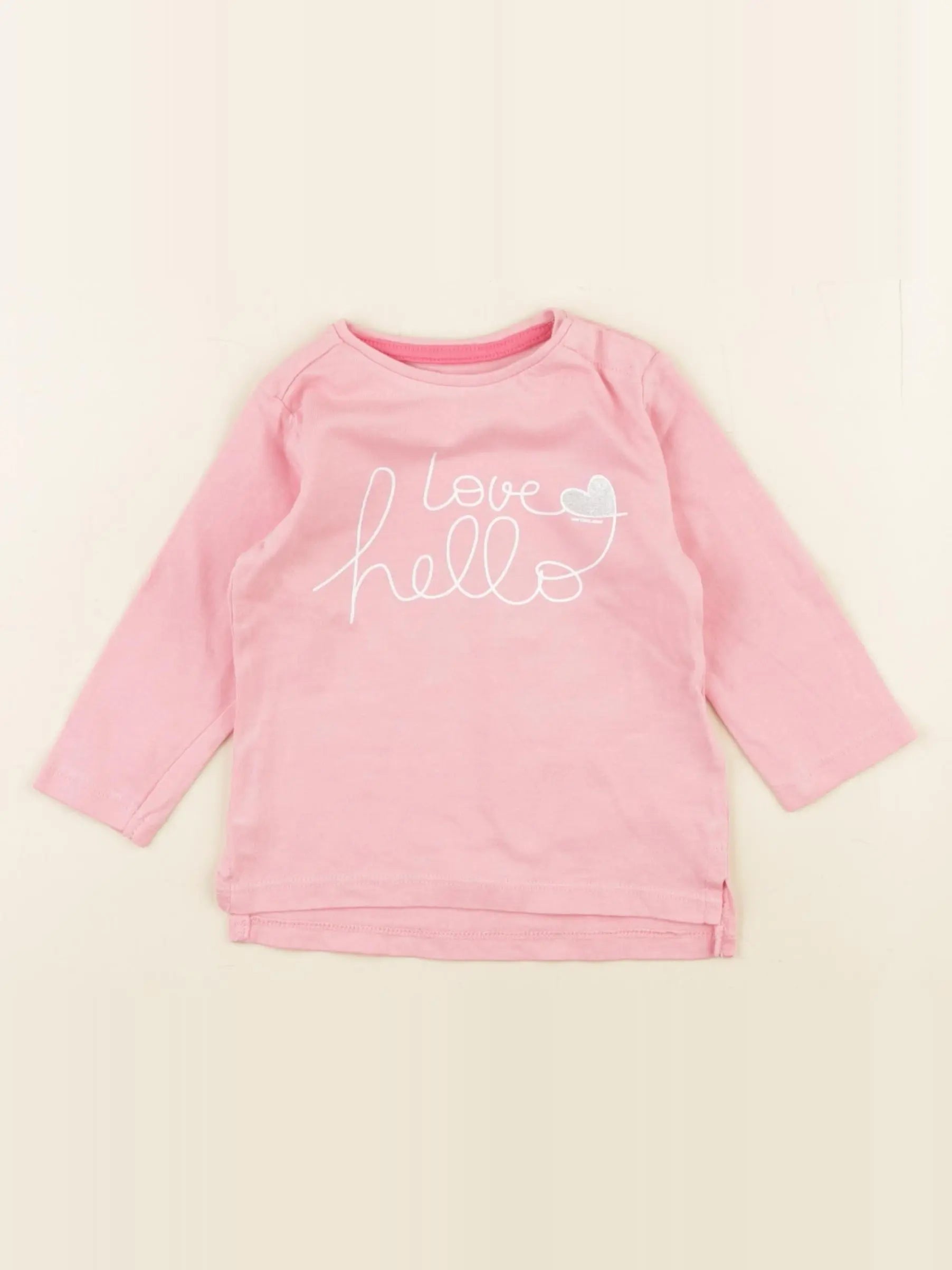 Vertbaudet - tee-shirt rose - 6 mois