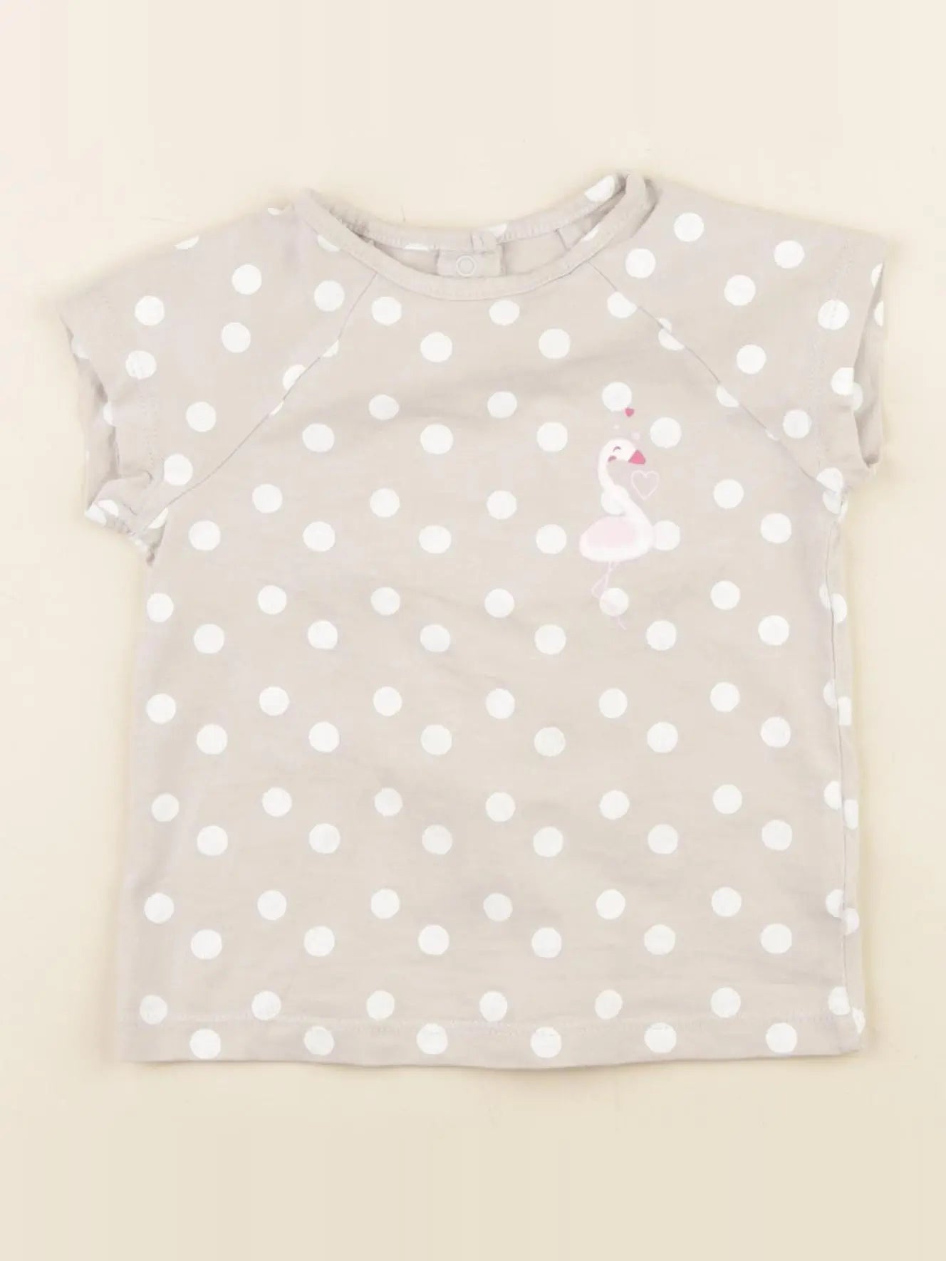 Vertbaudet - tee-shirt gris - 6 mois