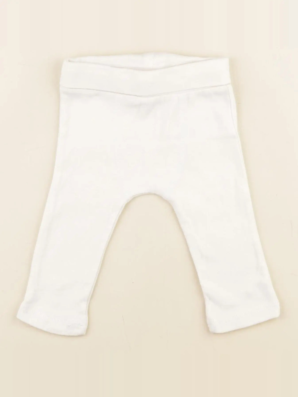 Vertbaudet - legging blanc - 6 mois