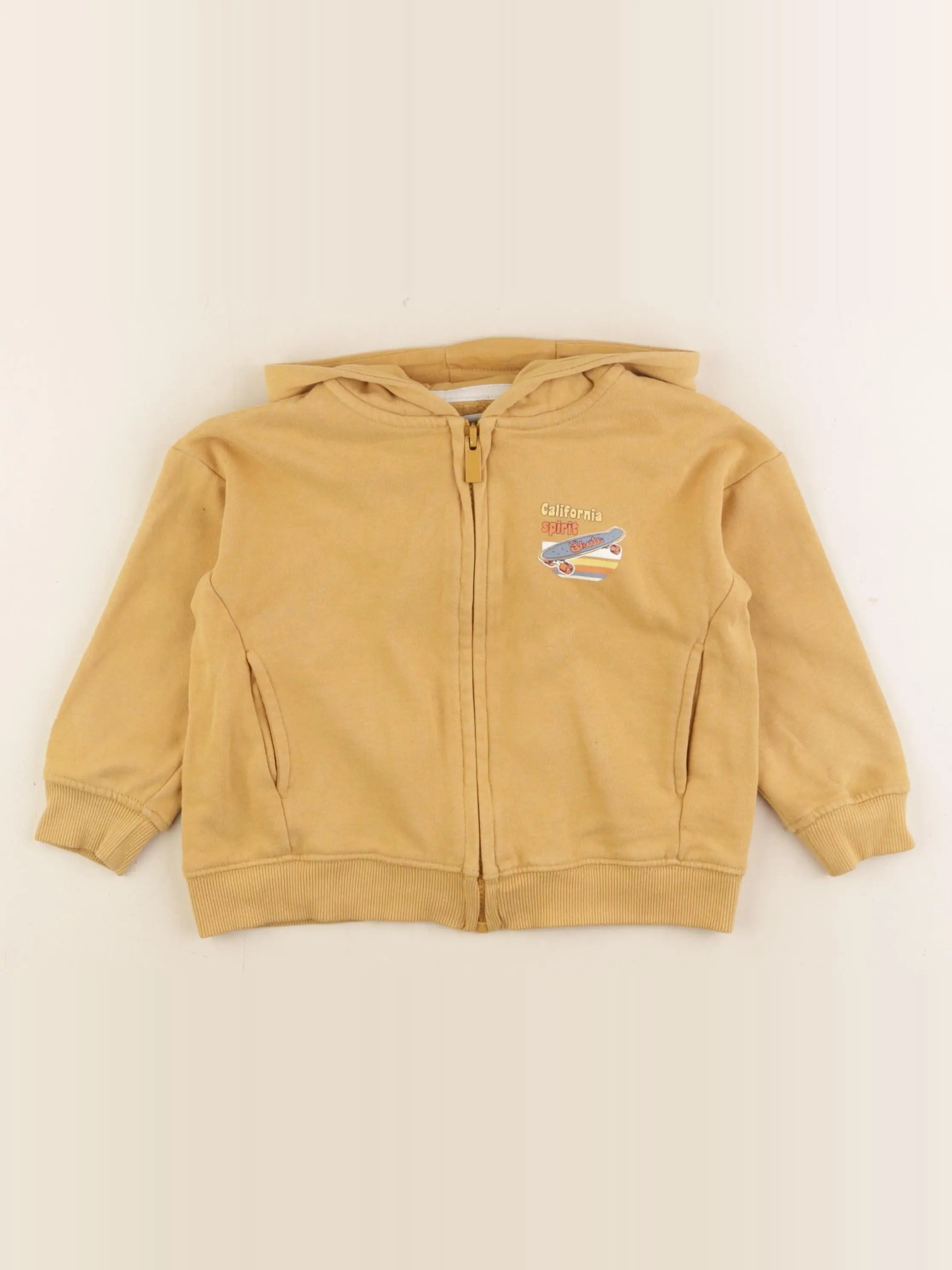 Vertbaudet - sweat jaune - 3 ans