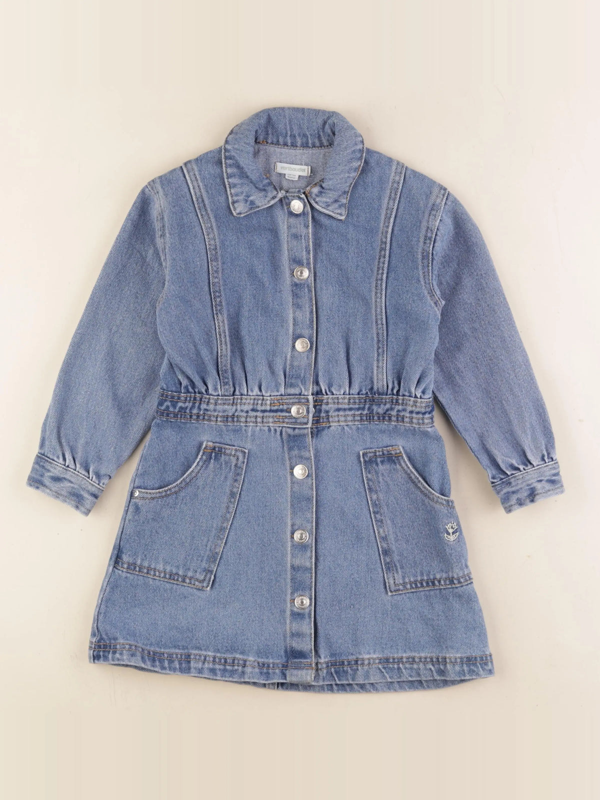 Vertbaudet - robe bleu - 5 ans