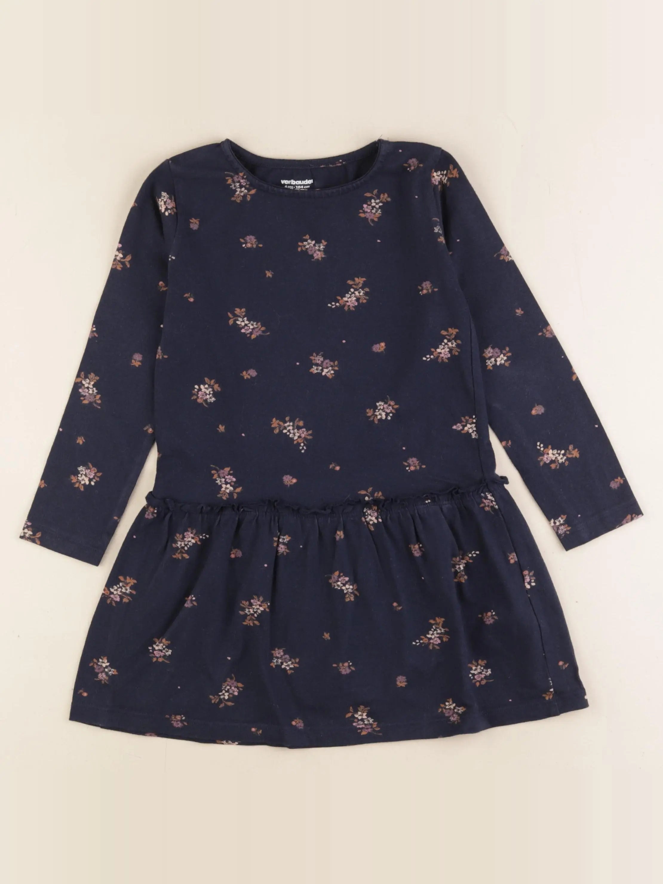 Vertbaudet - robe bleu - 4 ans