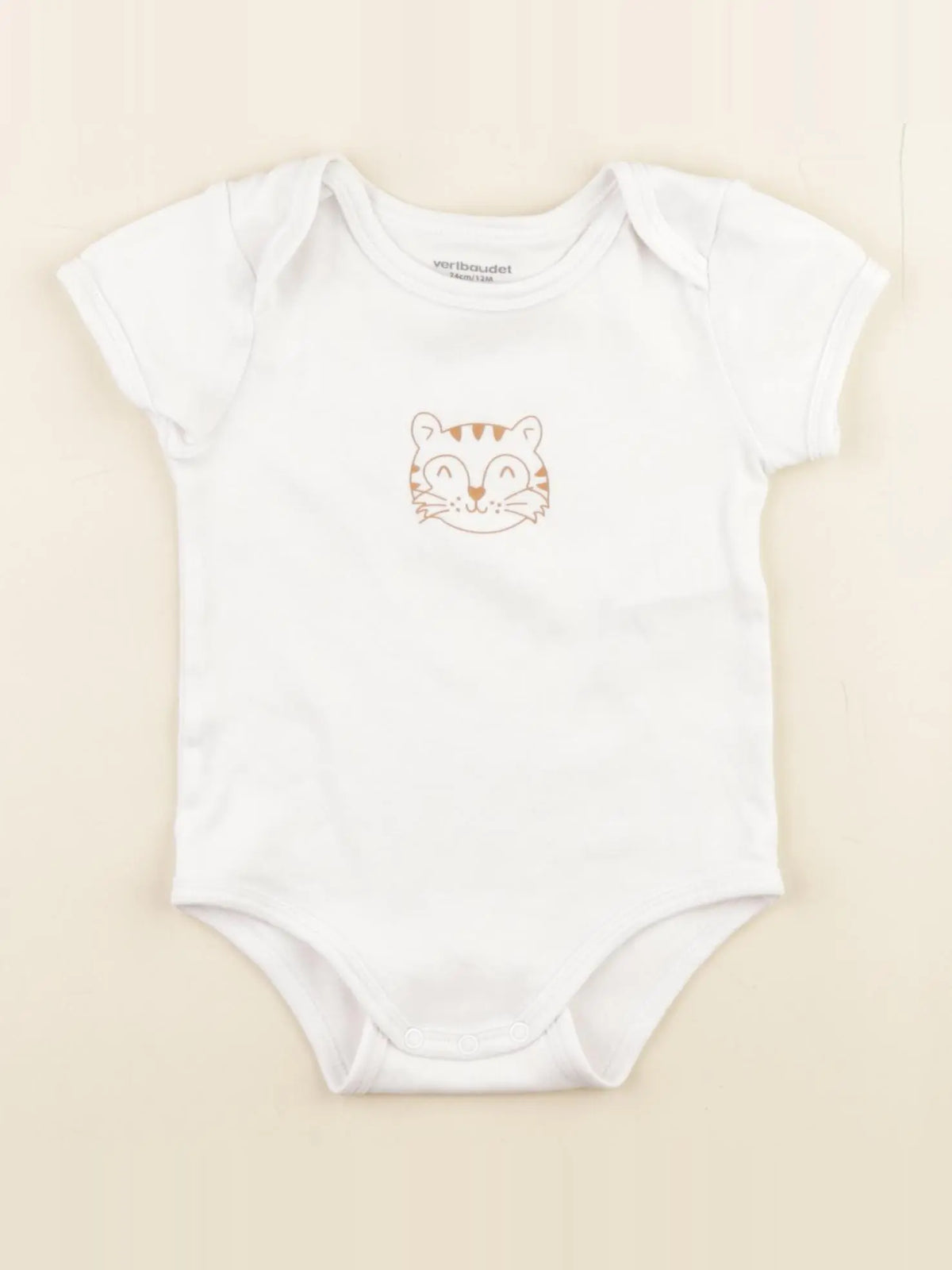 Vertbaudet - body blanc - 12 mois