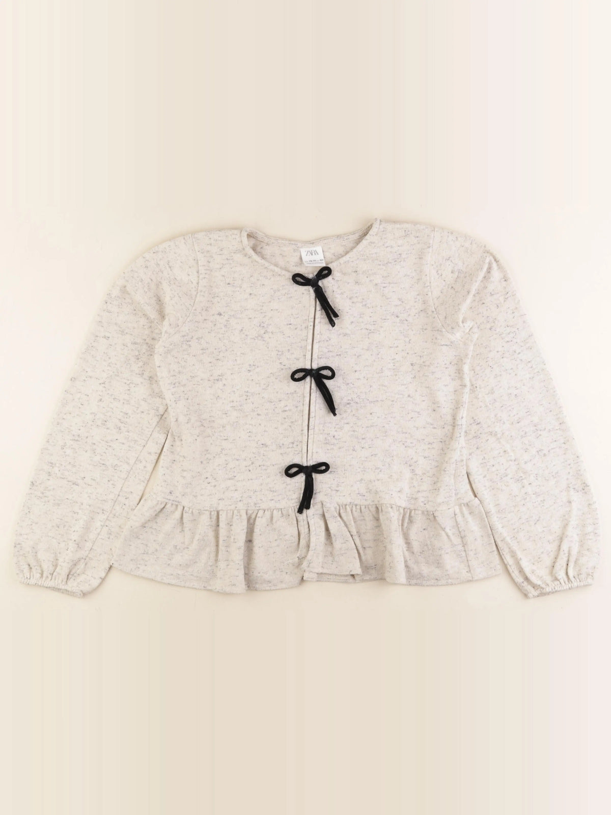 Zara - tee-shirt beige - 13/14 ans