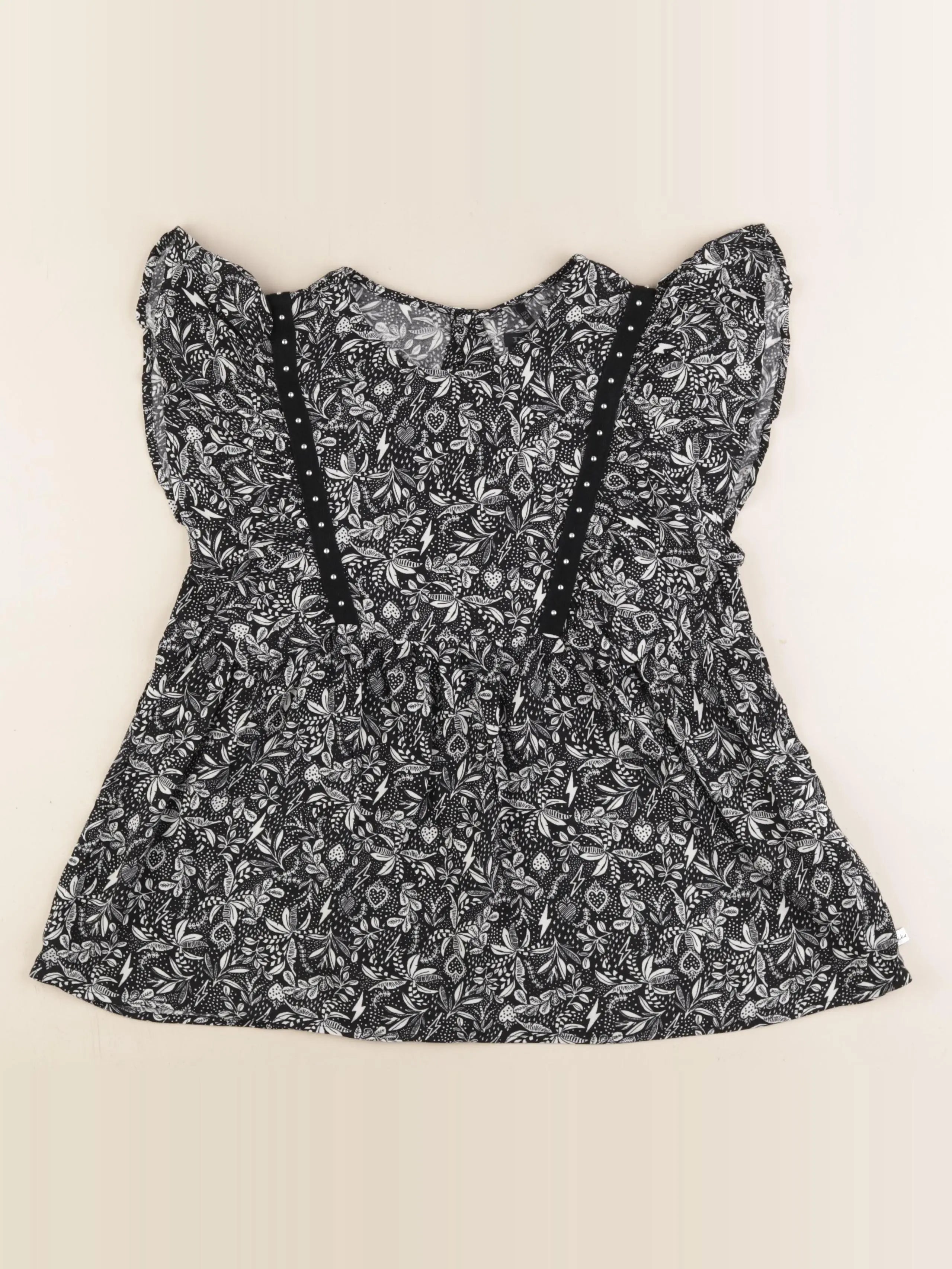 IKKS - blouse noir - 12 ans