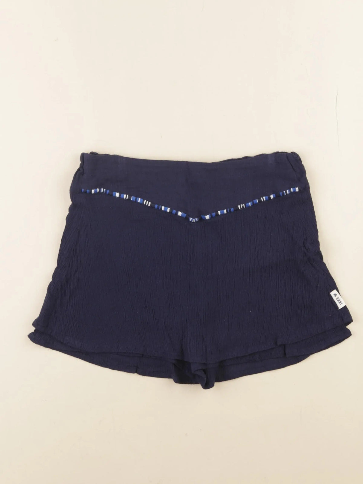 IKKS - short bleu - 8 ans