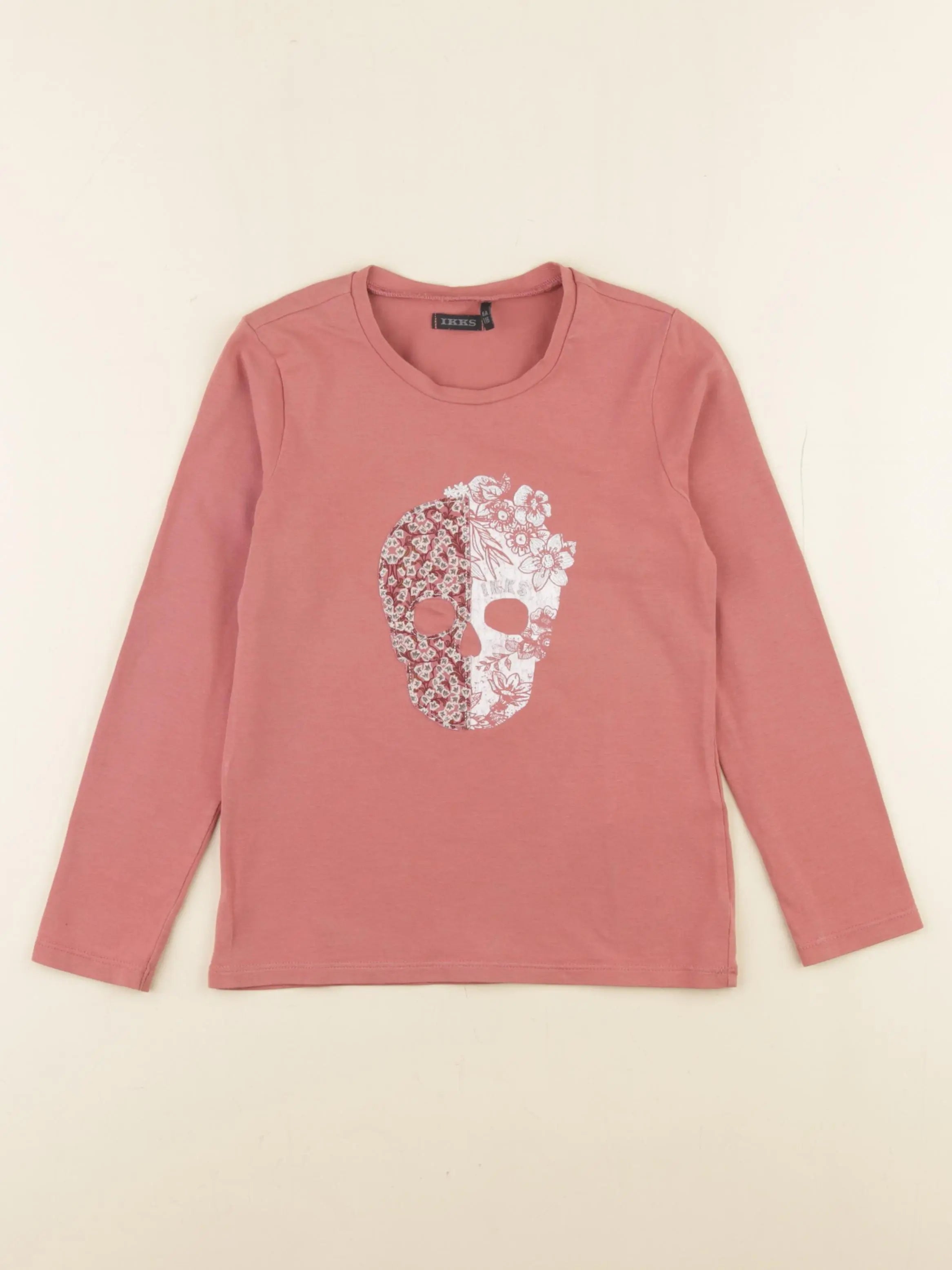 IKKS - tee-shirt rose - 6 ans