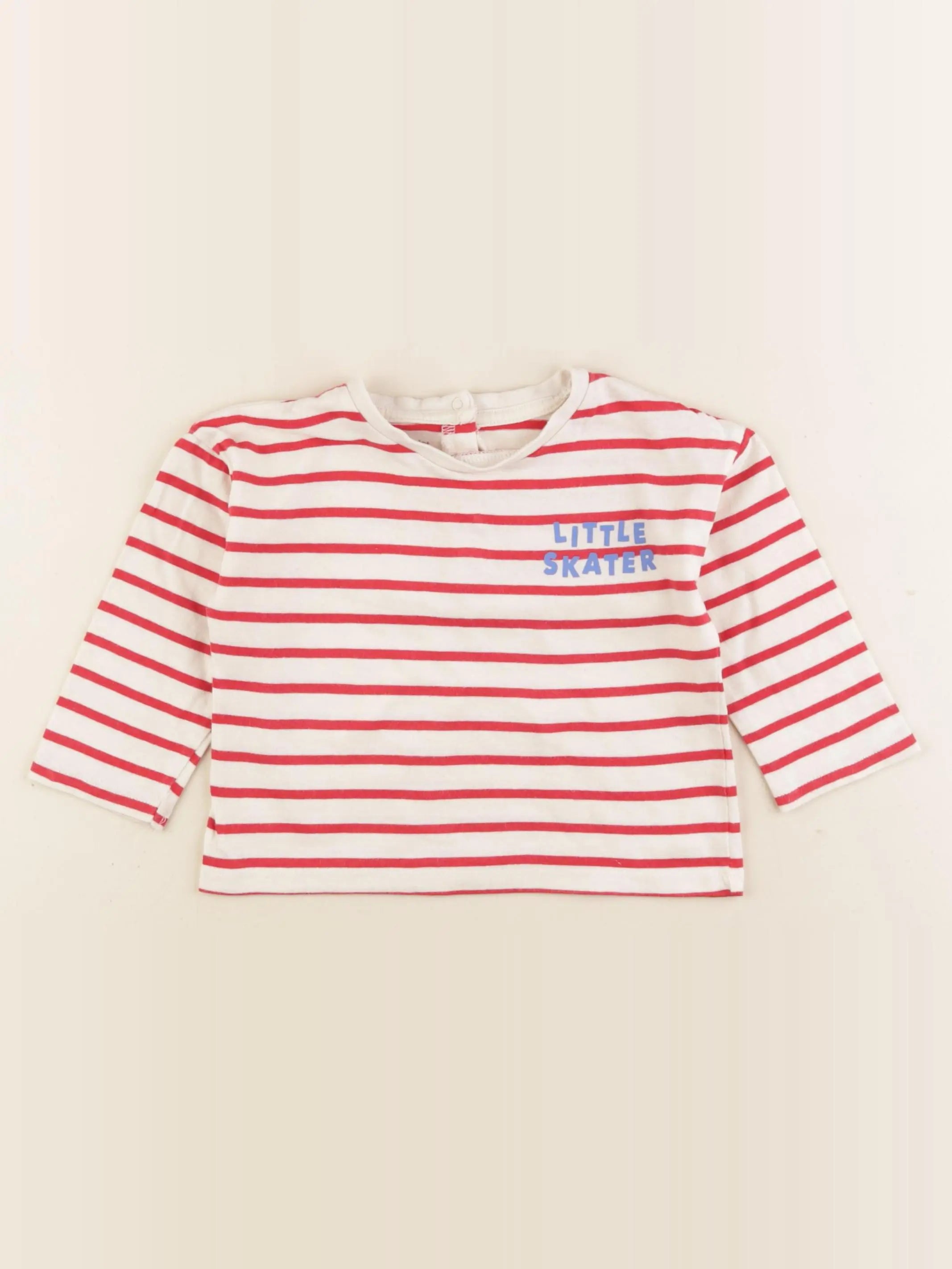 Vertbaudet - tee-shirt rouge - 18 mois