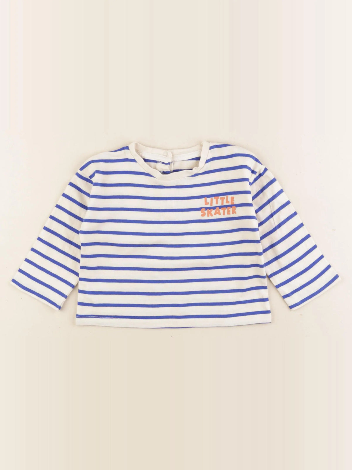 Vertbaudet - tee-shirt bleu - 18 mois