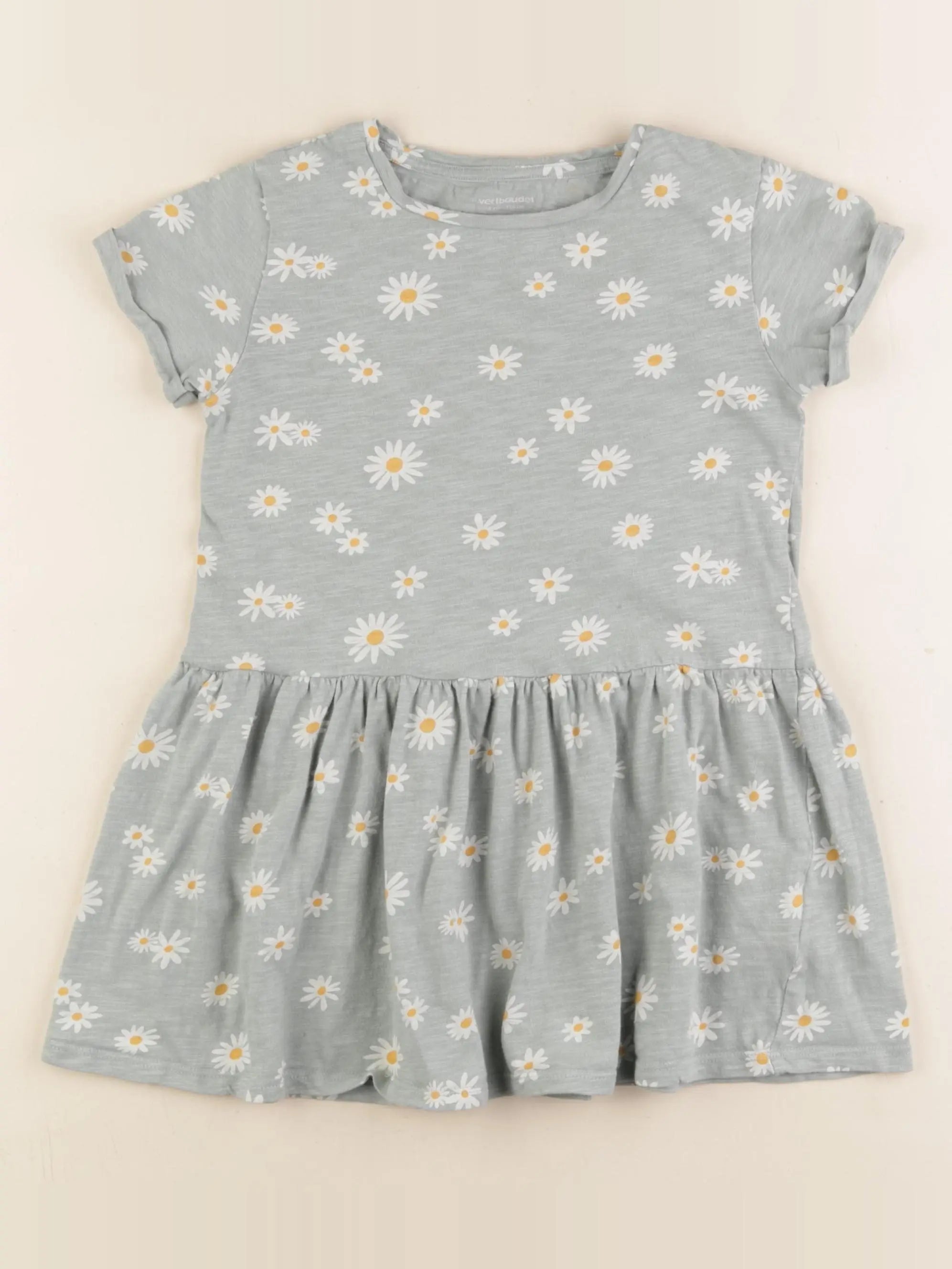 Vertbaudet - robe vert - 6 ans