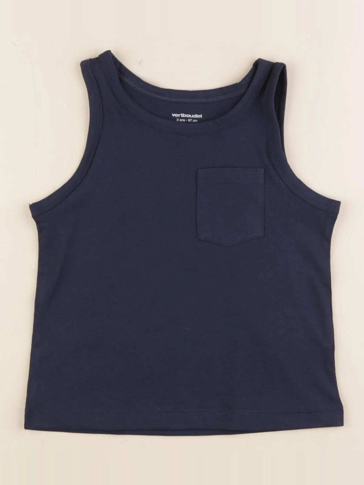 Vertbaudet - débardeur bleu - 3 ans