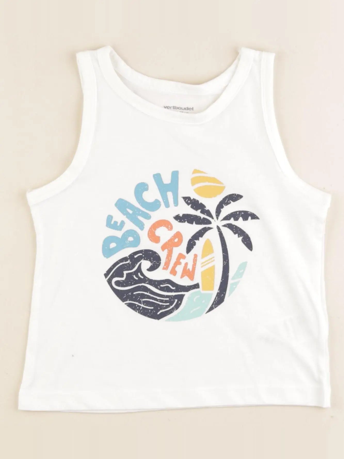 Vertbaudet - débardeur blanc - 3 ans