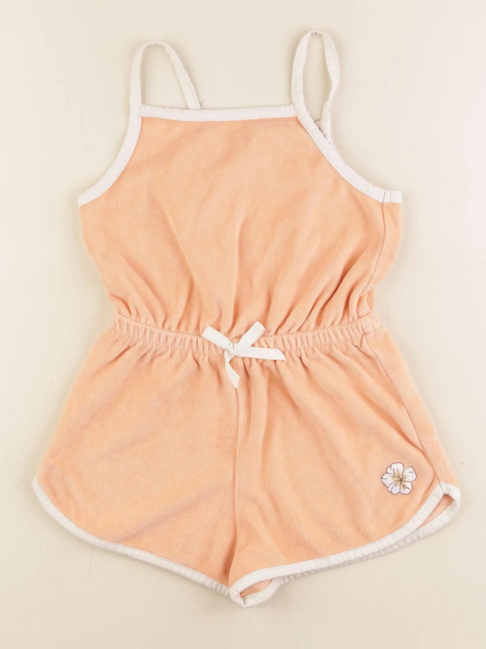 Vertbaudet - combinaison orange - 5 ans