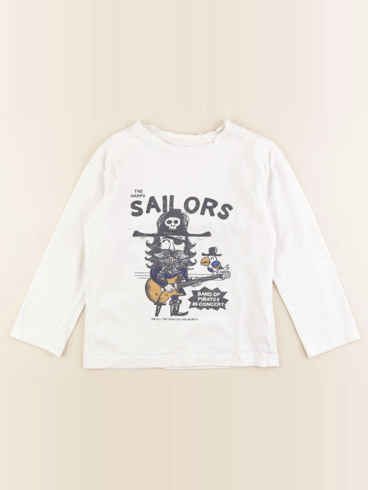 Vertbaudet - tee-shirt blanc - 6 ans