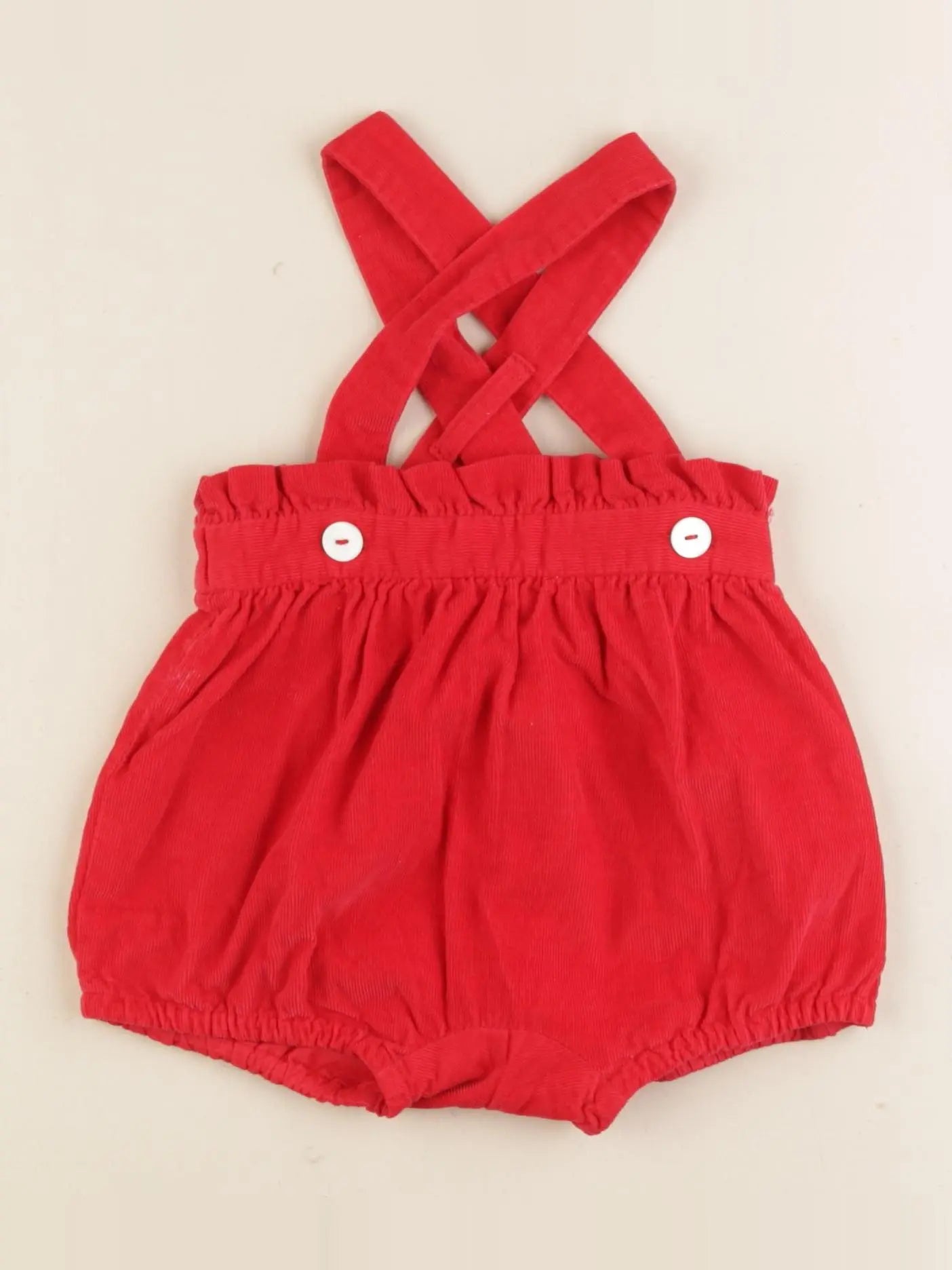 Jacadi - bloomer rouge - 12 mois
