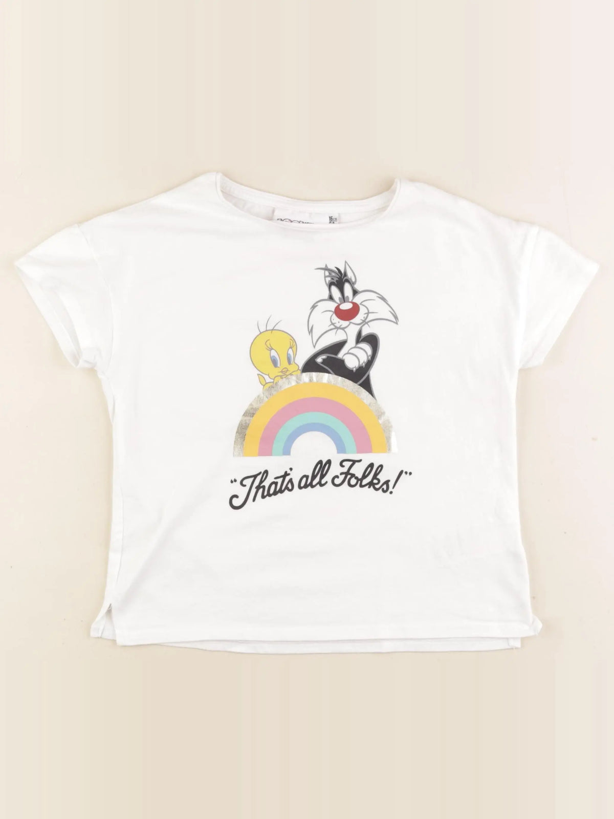 Vertbaudet - tee-shirt blanc - 6 ans