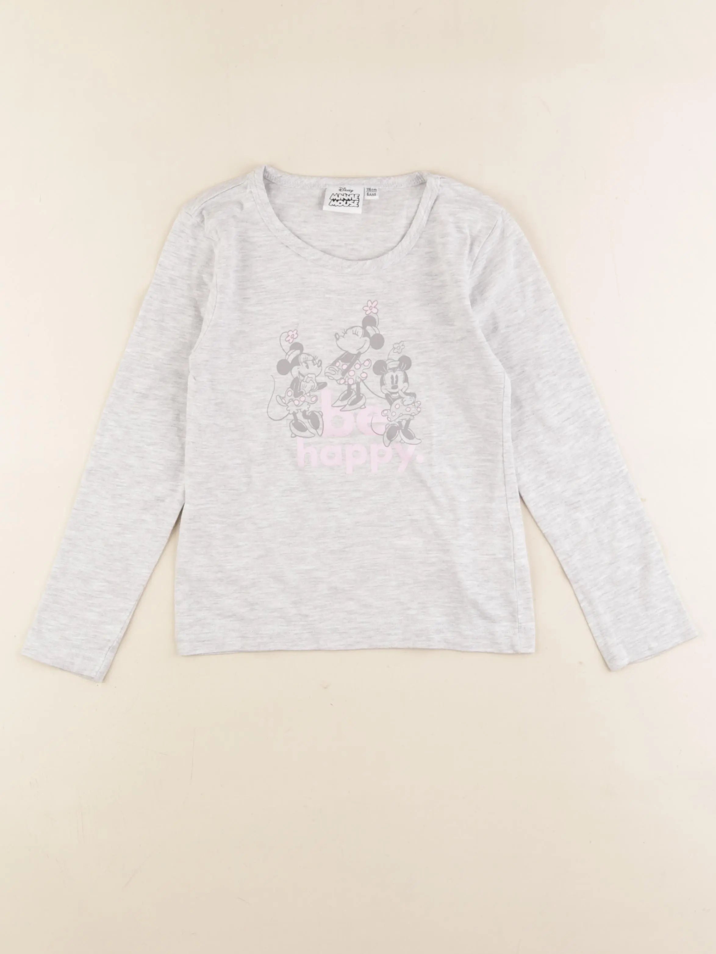 Vertbaudet - tee-shirt gris - 6 ans