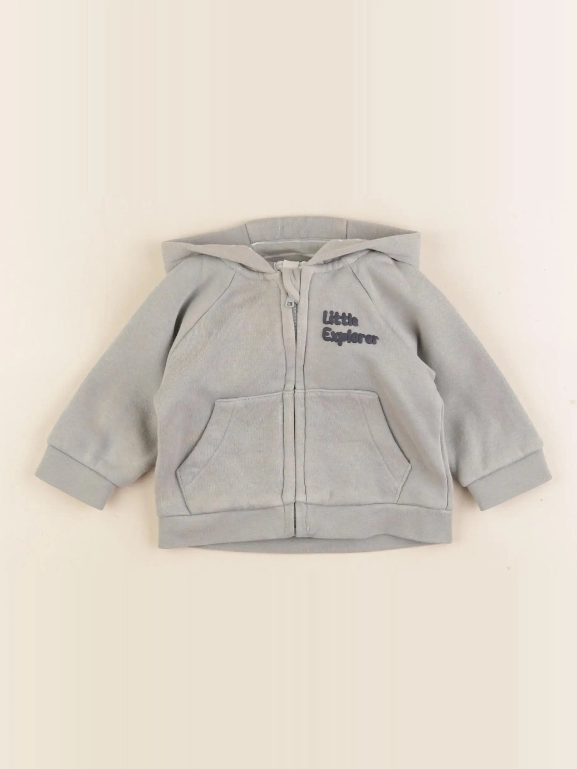 Vertbaudet - sweat vert - 3 mois