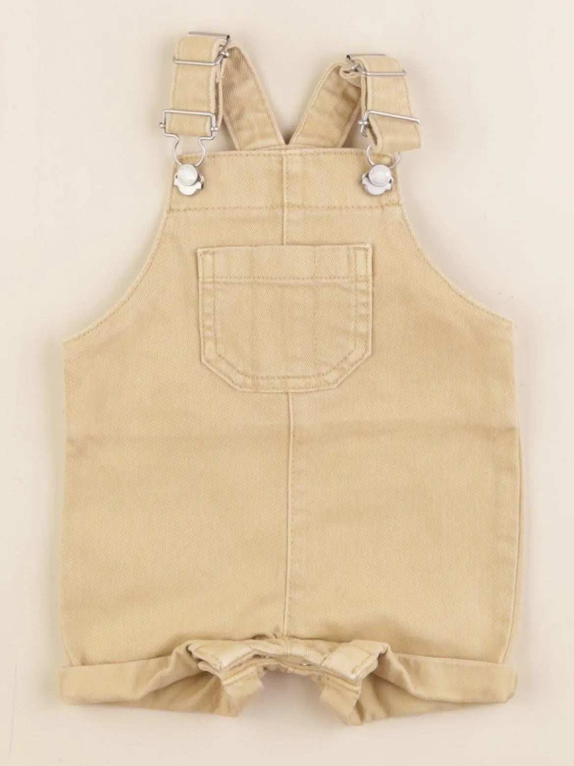 Vertbaudet - salopette beige - 3 mois