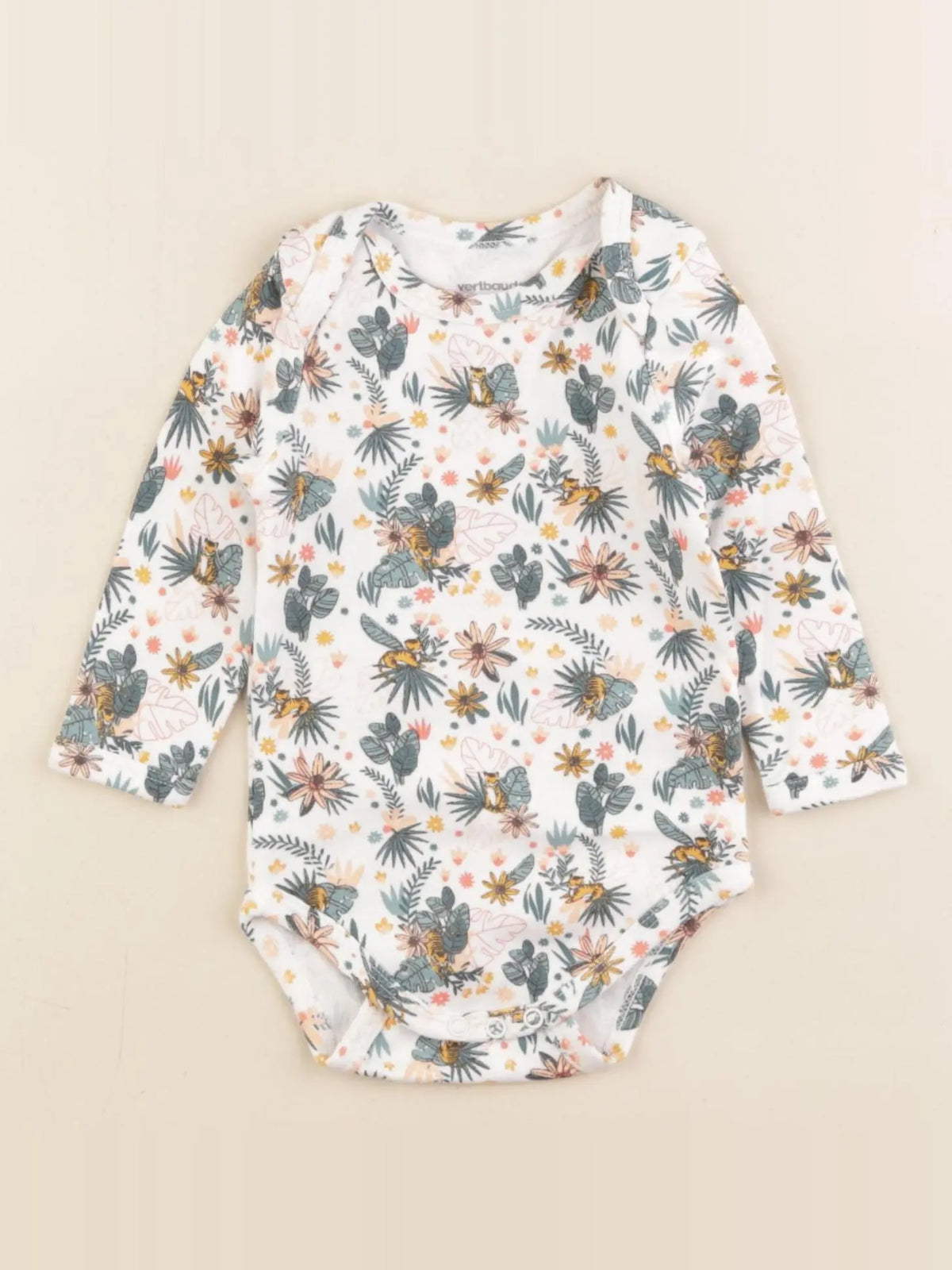 Vertbaudet - body multicolore - 6 mois