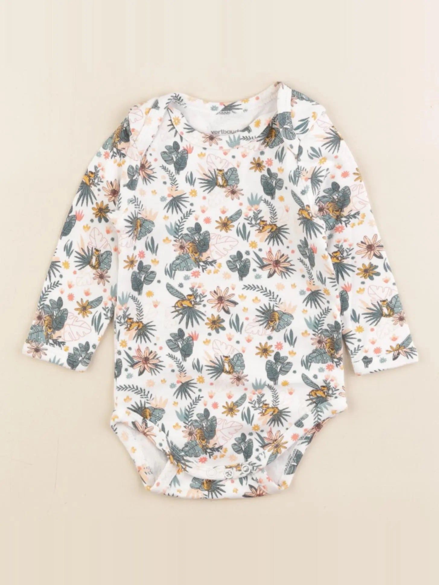 Vertbaudet - body multicolore - 6 mois