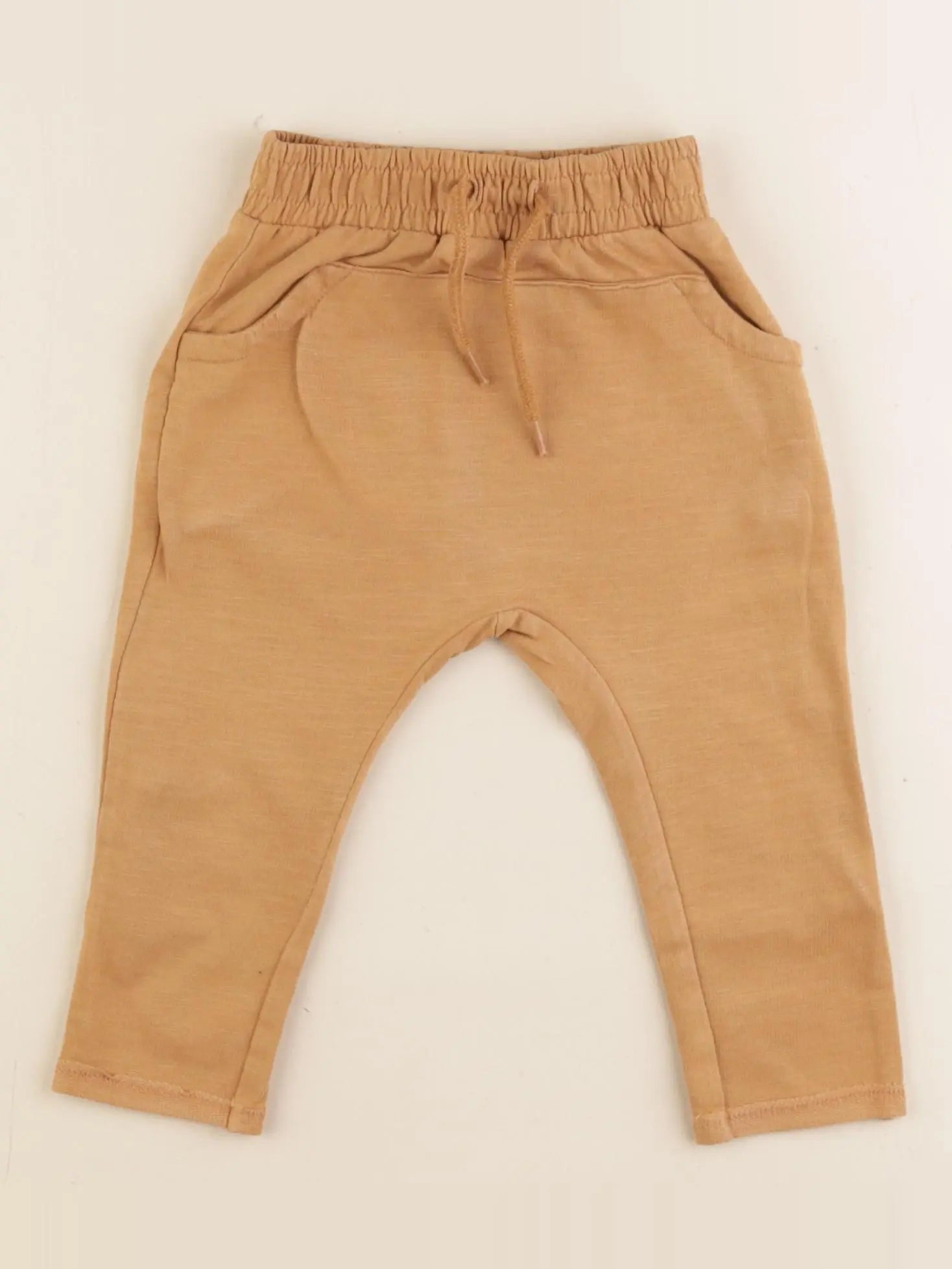 Vertbaudet - sarouel marron - 6 mois