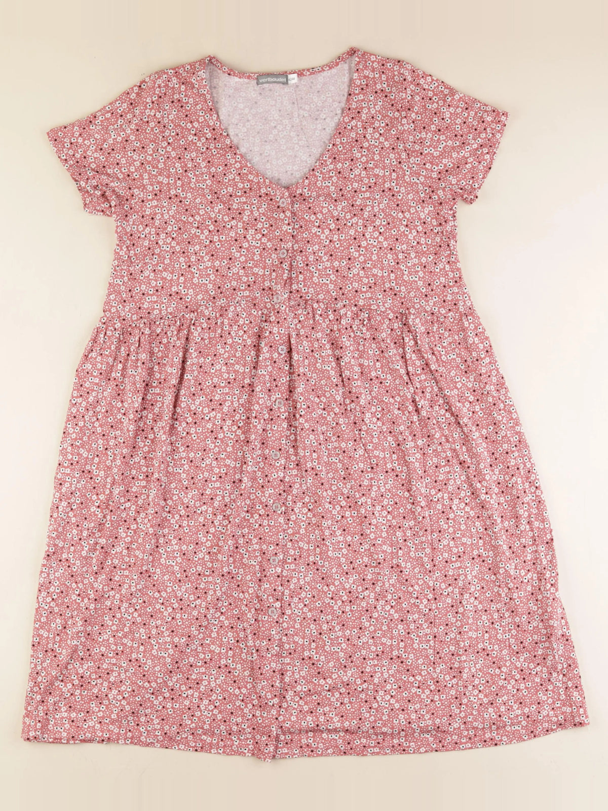 Vertbaudet - robe grossesse rose, blanc - 42 à 44