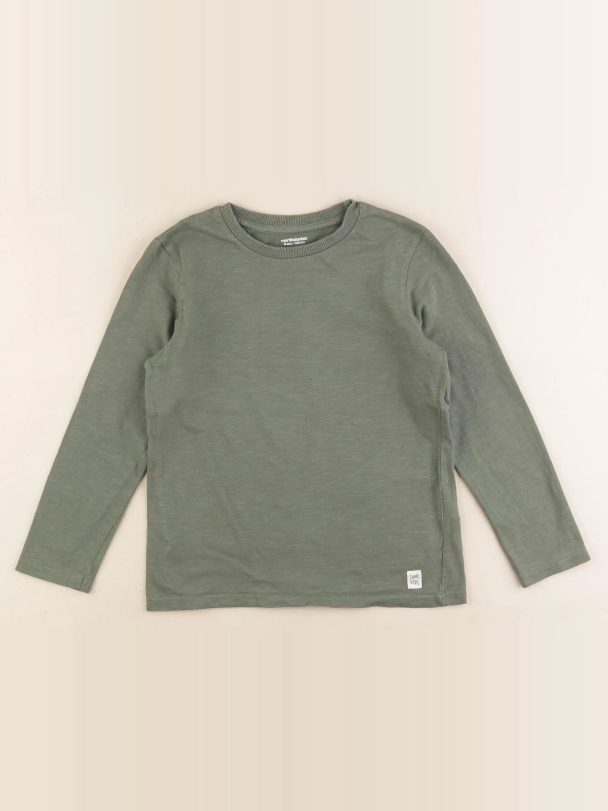 Vertbaudet - tee-shirt vert - 8 ans