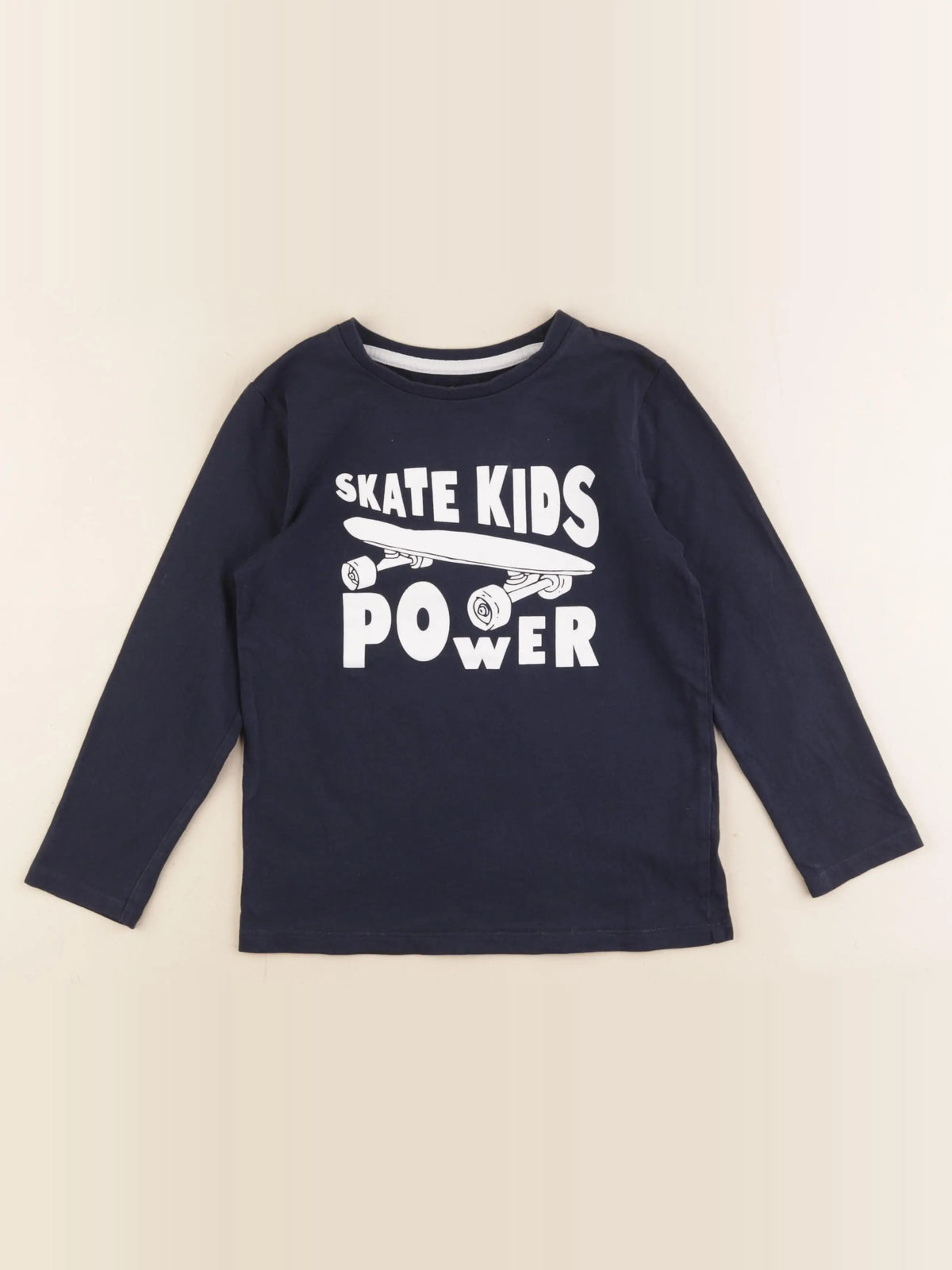 Vertbaudet - tee-shirt bleu - 6 ans