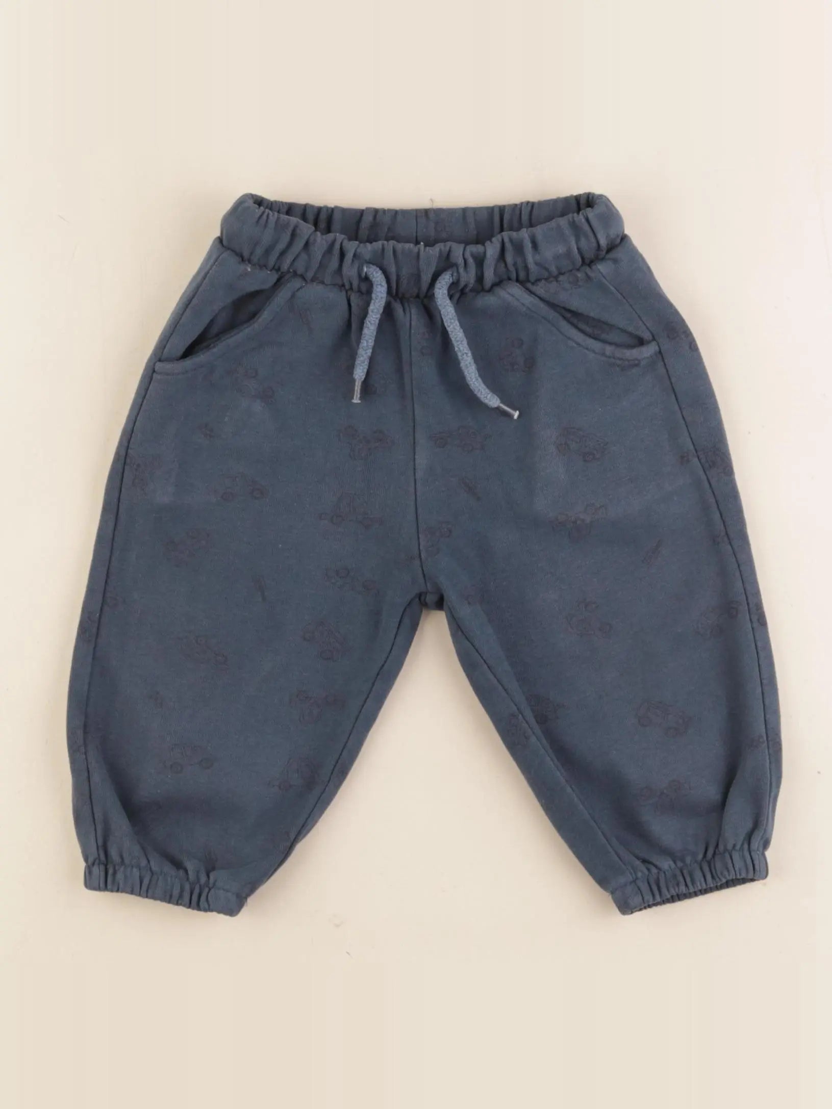 Vertbaudet - jogging bleu - 12 mois