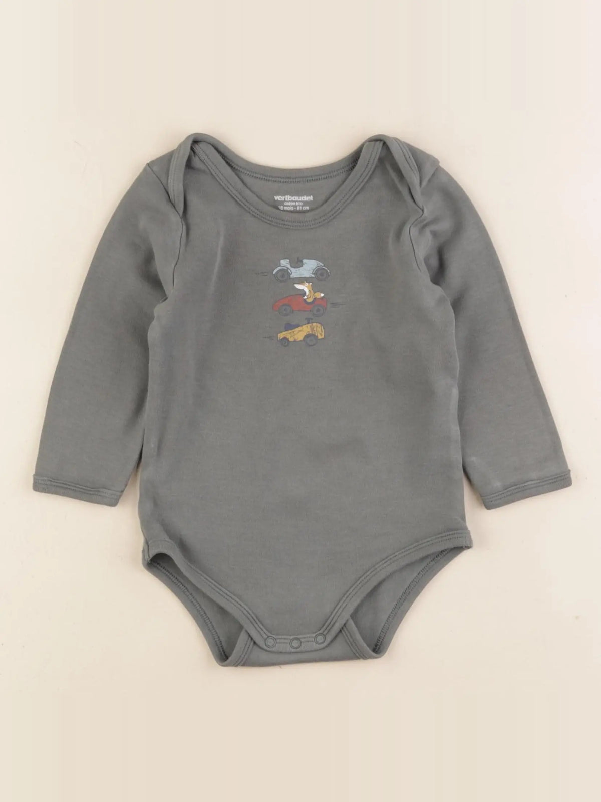 Vertbaudet - body vert - 18 mois