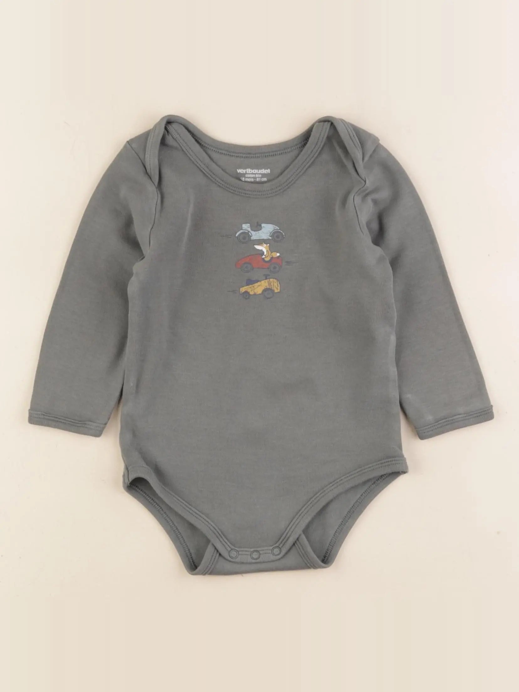 Vertbaudet - body vert - 18 mois