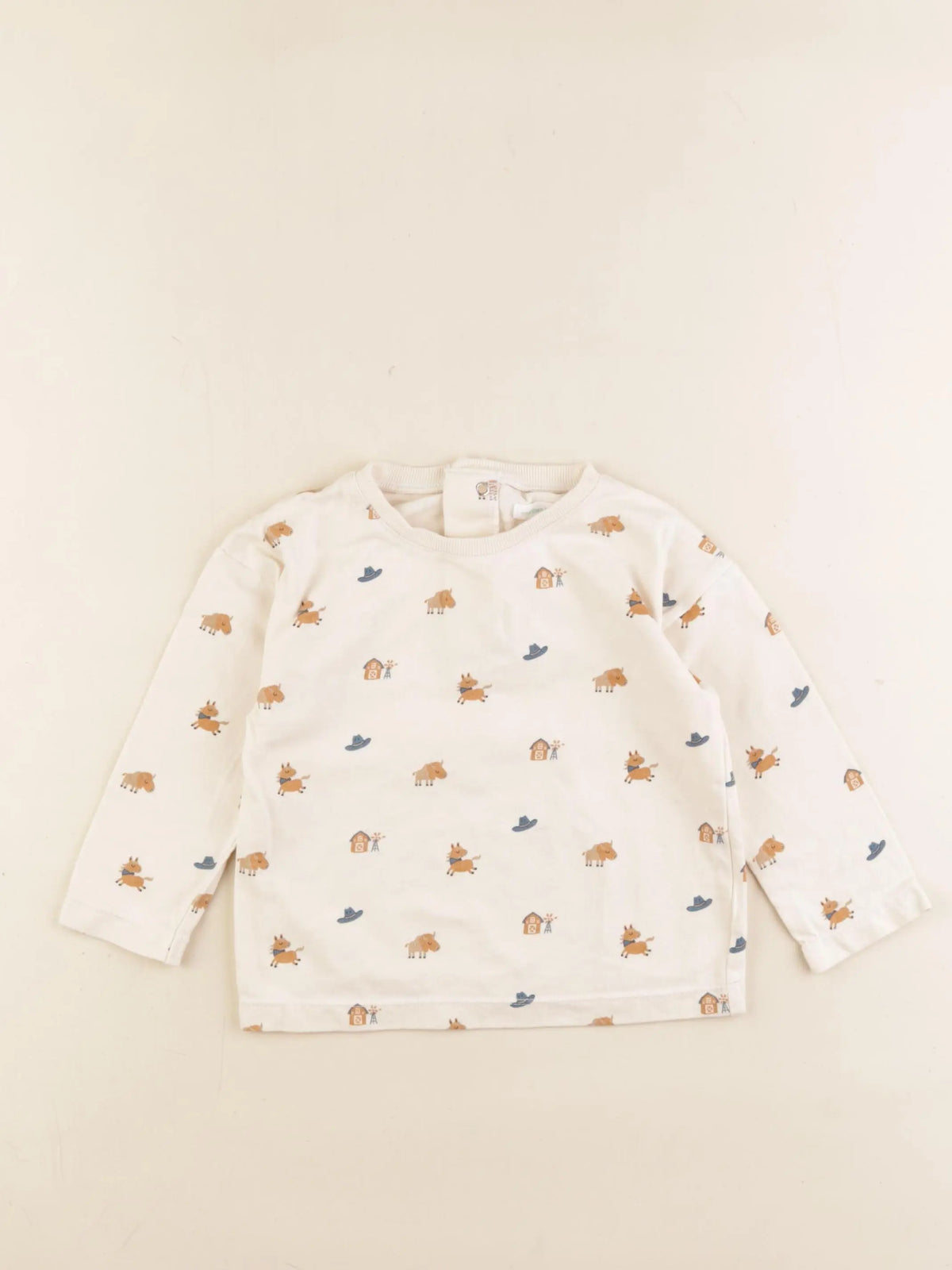 Vertbaudet - tee-shirt multicolore - 2 ans