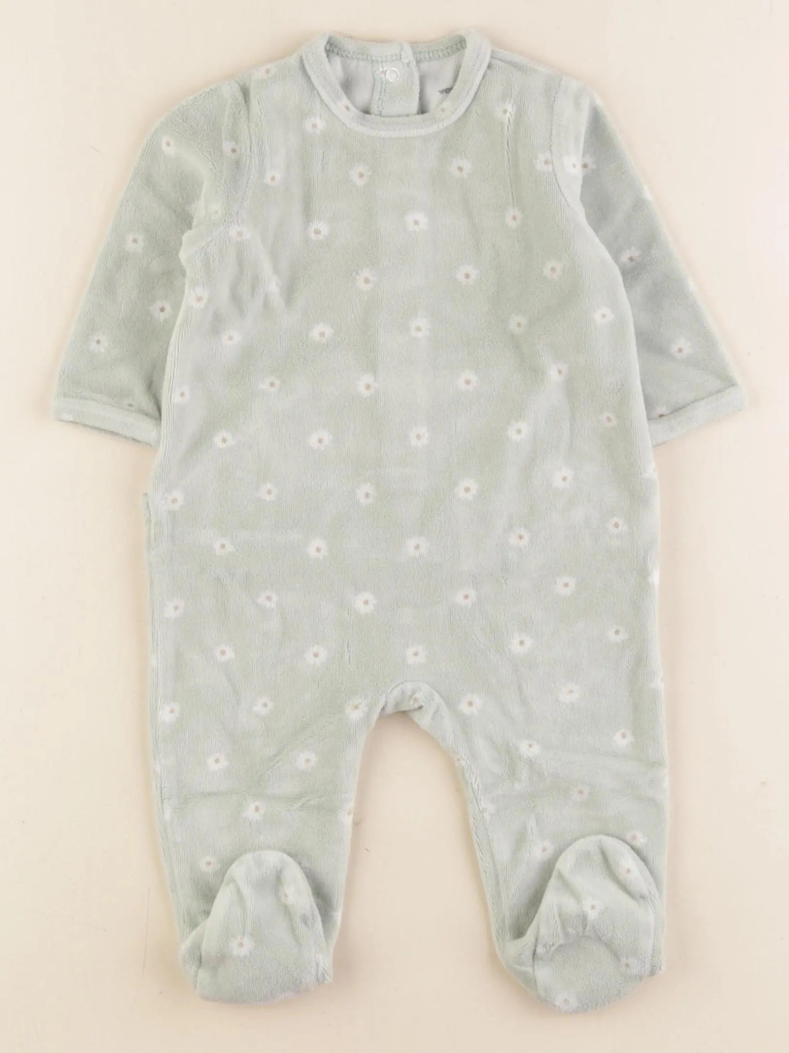 Vertbaudet - pyjama vert - 6 mois