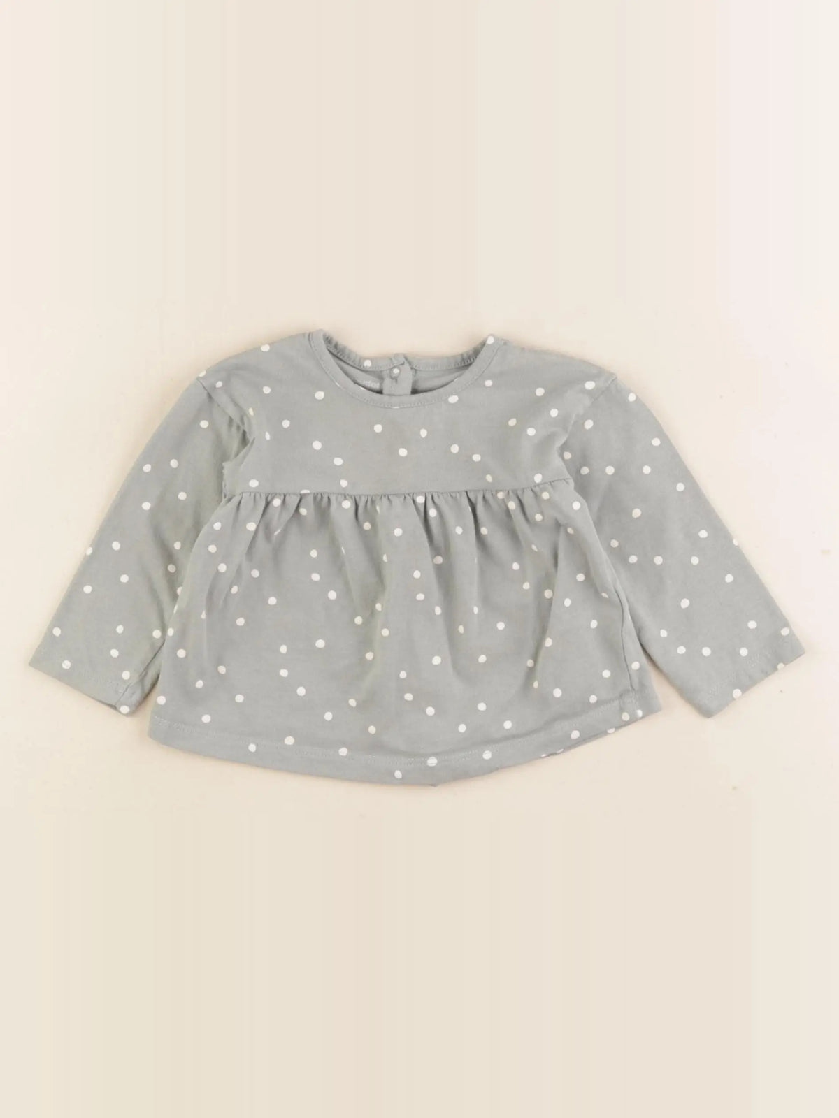 Vertbaudet - tee-shirt vert - 6 mois