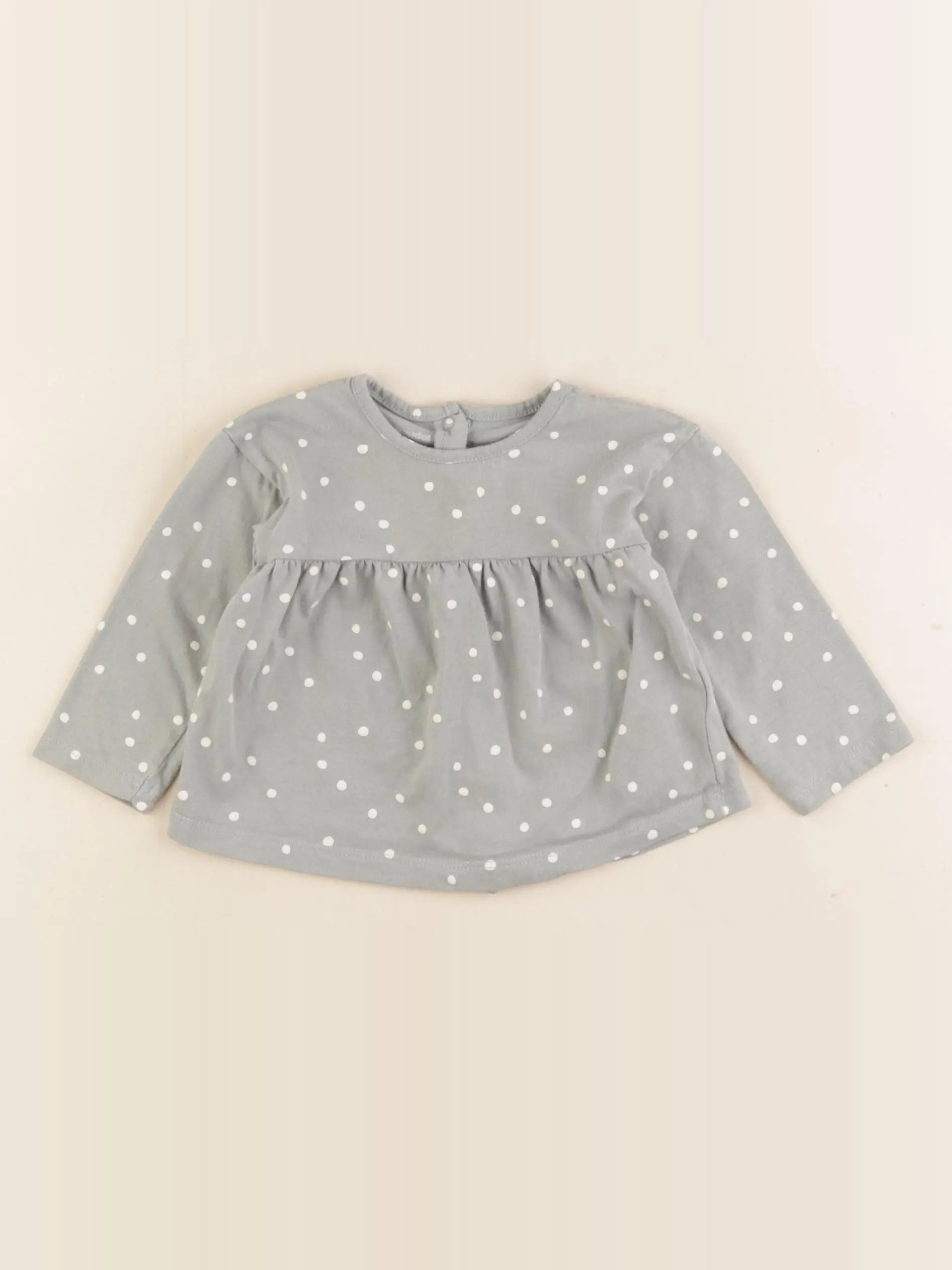 Vertbaudet - tee-shirt vert - 6 mois