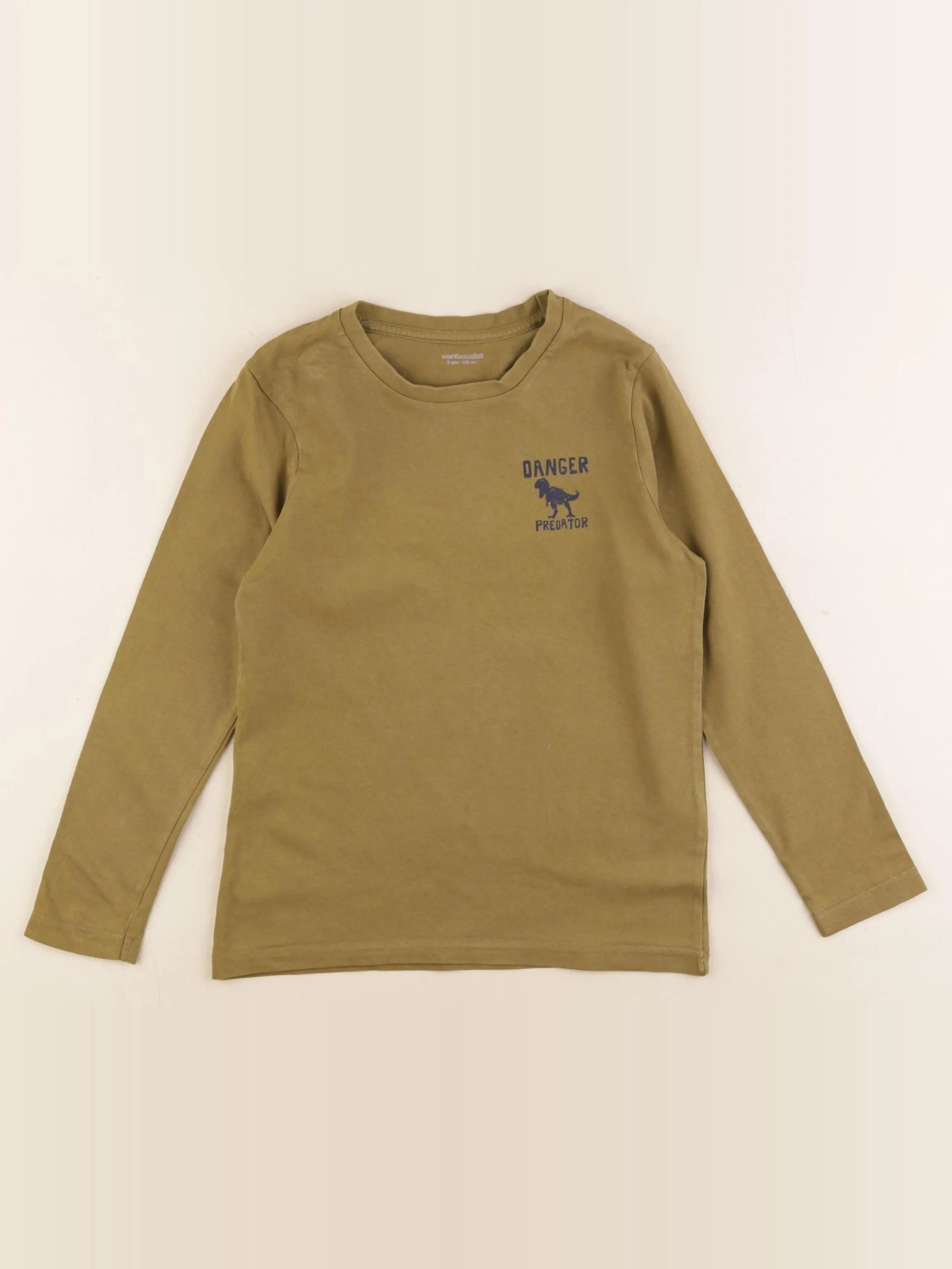 Vertbaudet - tee-shirt vert - 8 ans