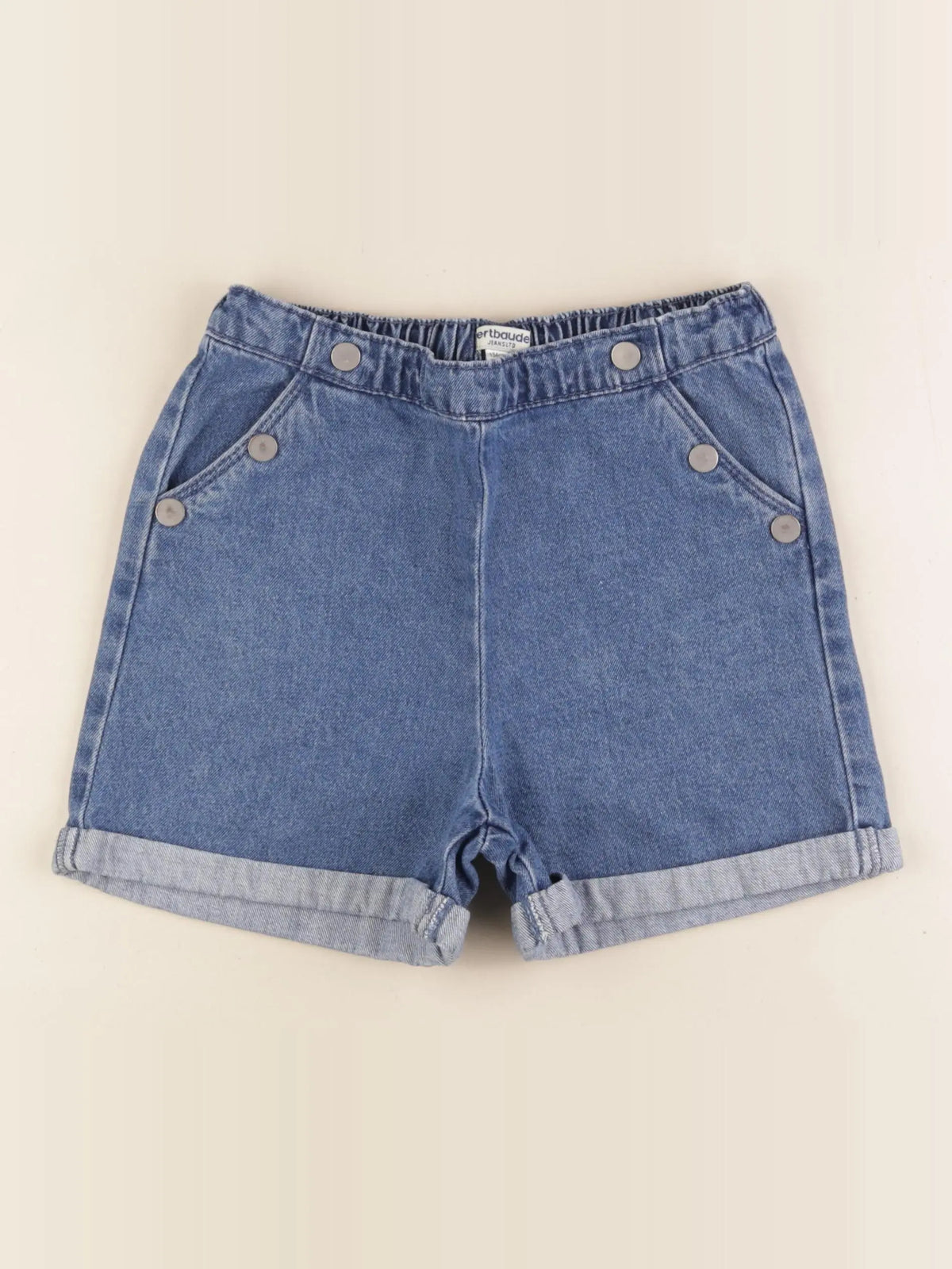 Vertbaudet - short bleu - 9 ans