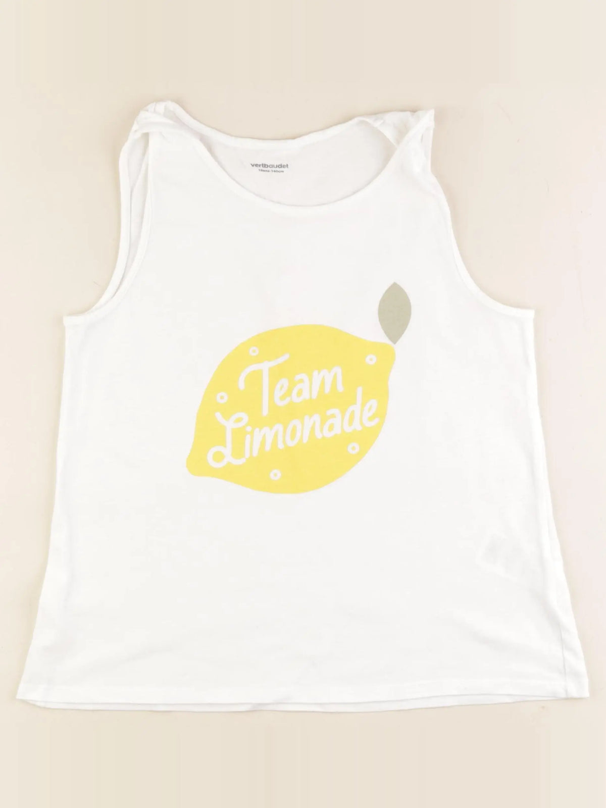 Vertbaudet - débardeur blanc - 10 ans