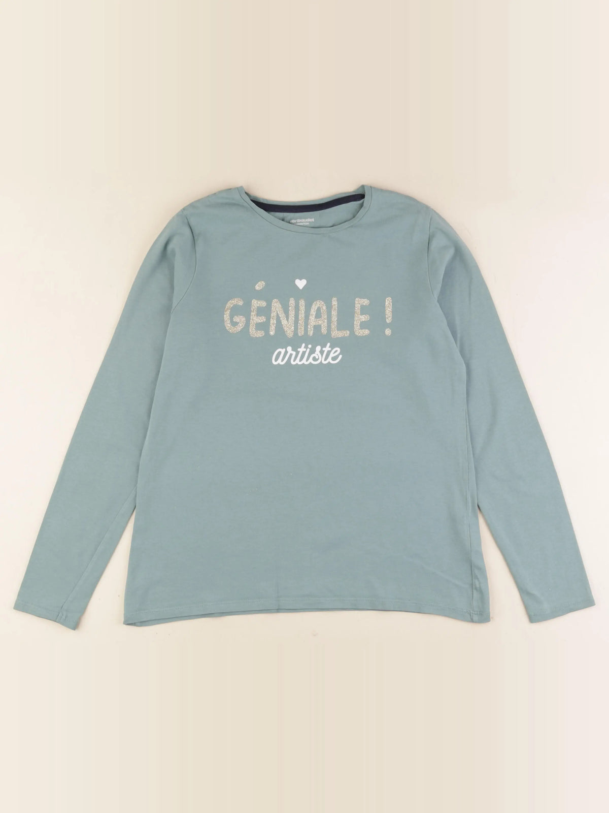 Vertbaudet - tee-shirt vert - 12 ans