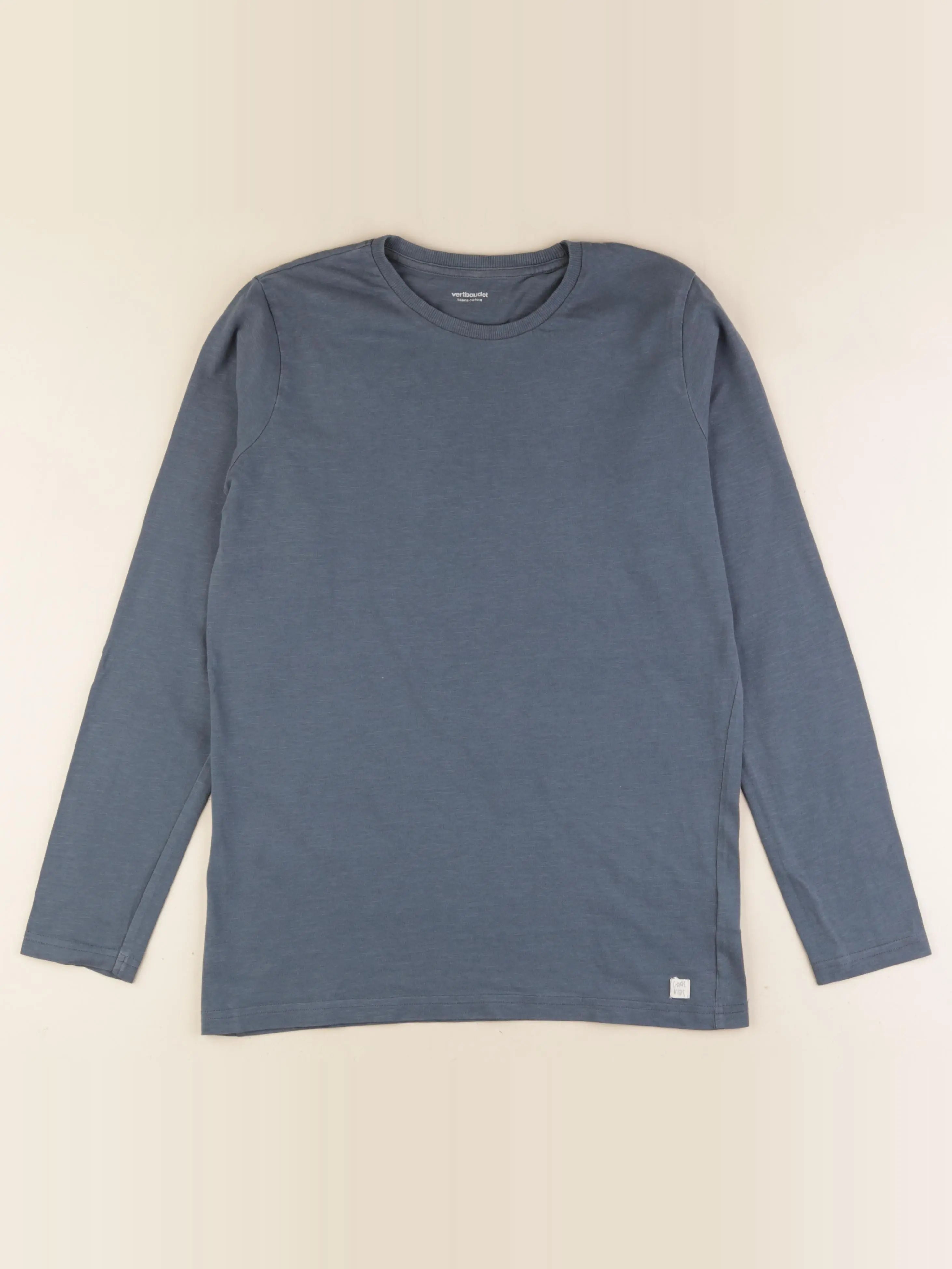 Vertbaudet - tee-shirt bleu - 14 ans