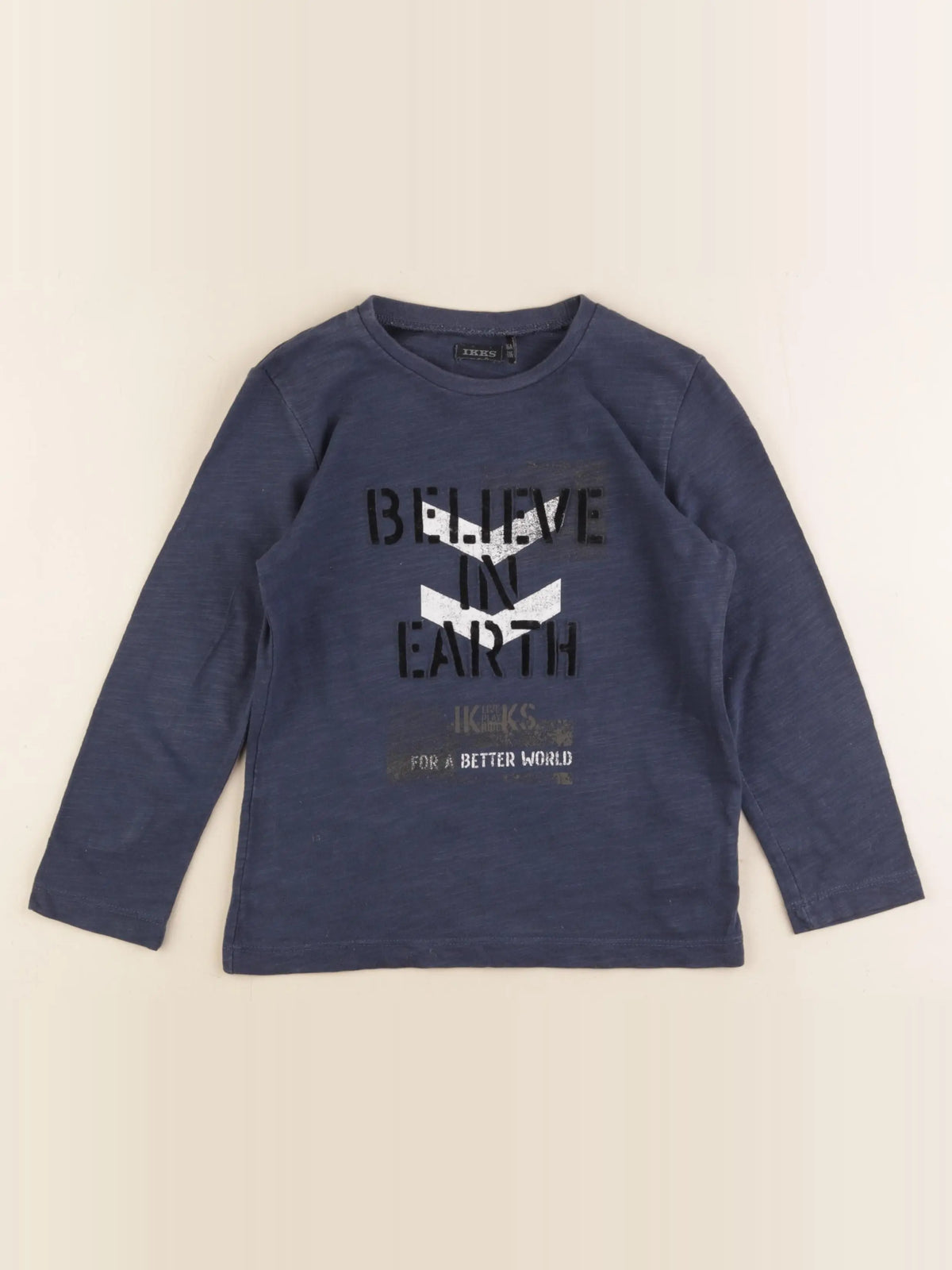 IKKS - tee-shirt bleu - 5 ans