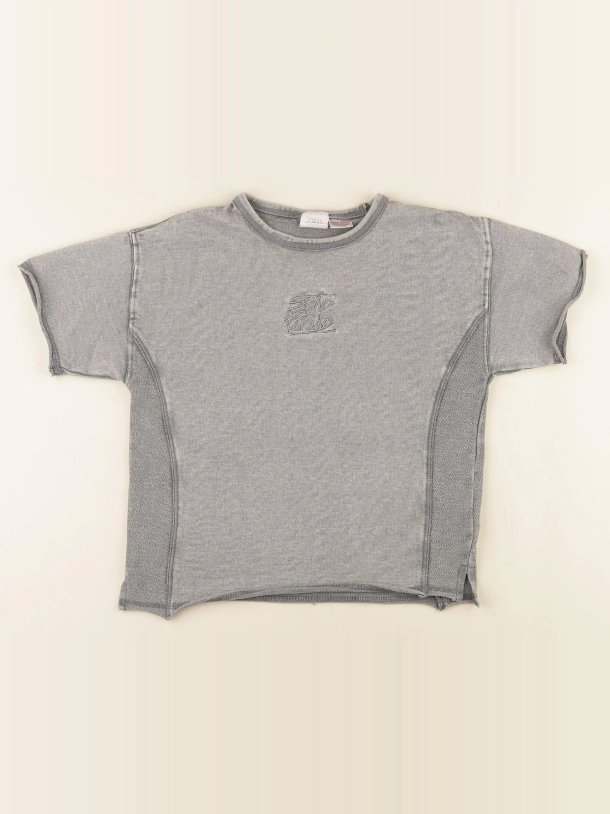 Zara - tee-shirt gris - 5 ans