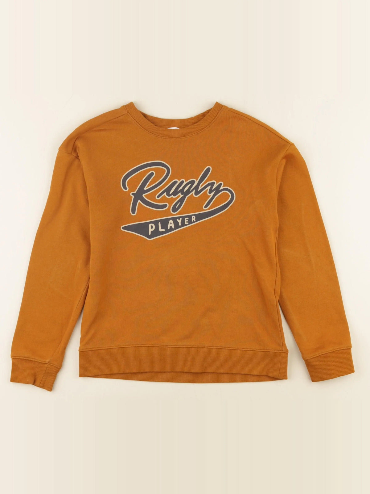 Mango - sweat marron - 7/8 ans