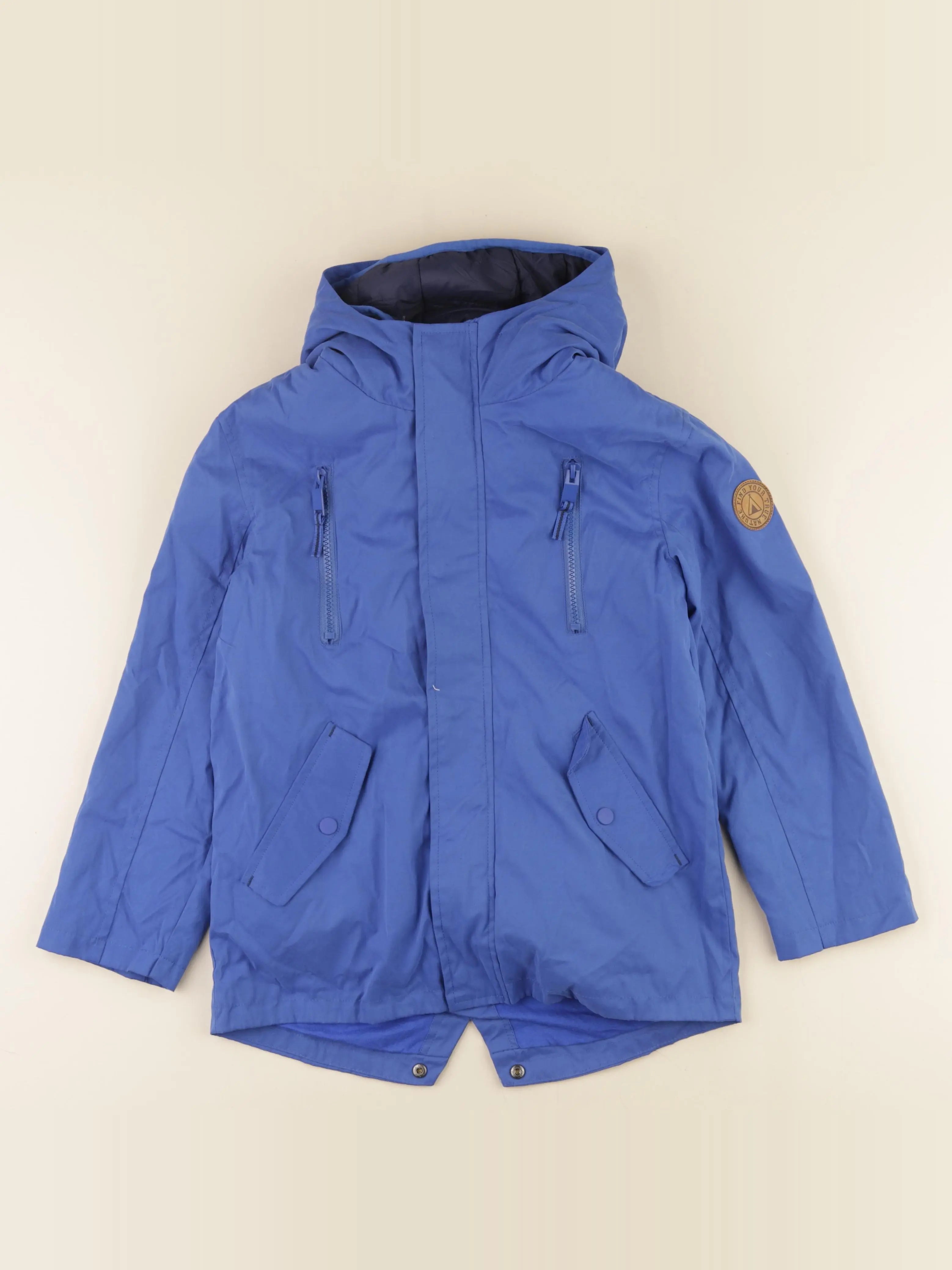 Vertbaudet - parka bleu - 9 ans