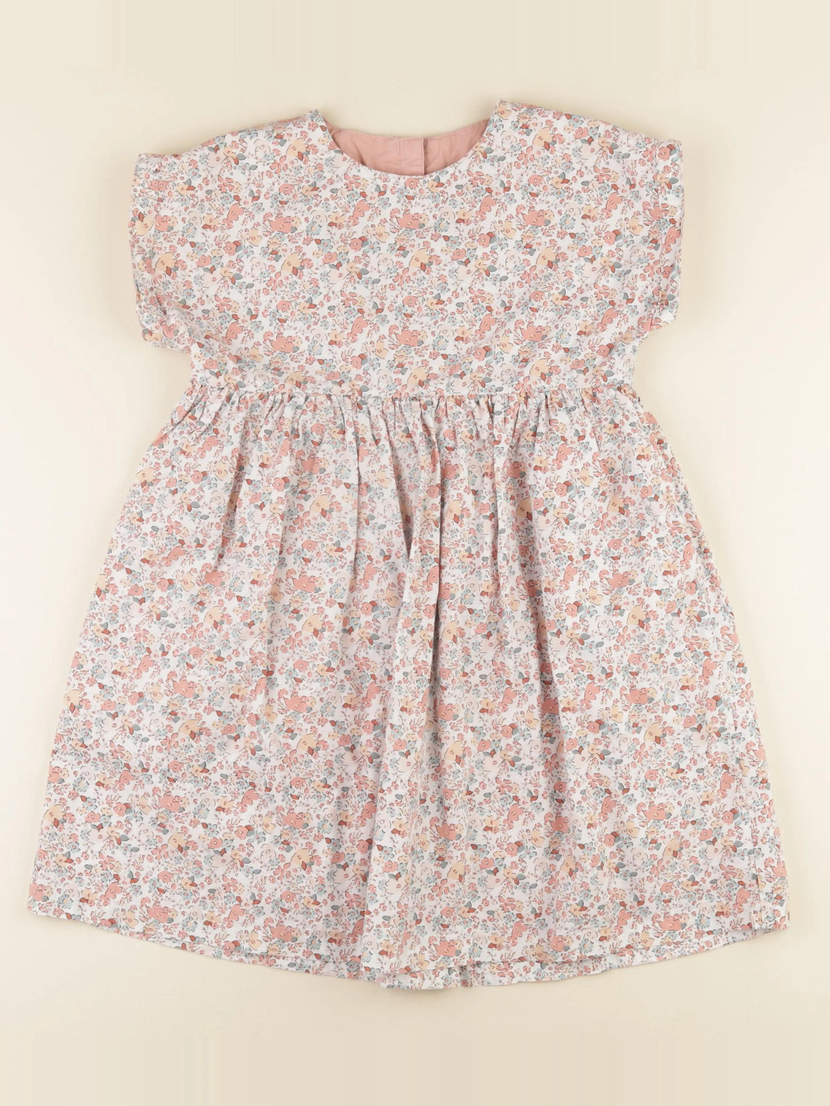 Vertbaudet - robe réversible rose - 10 ans