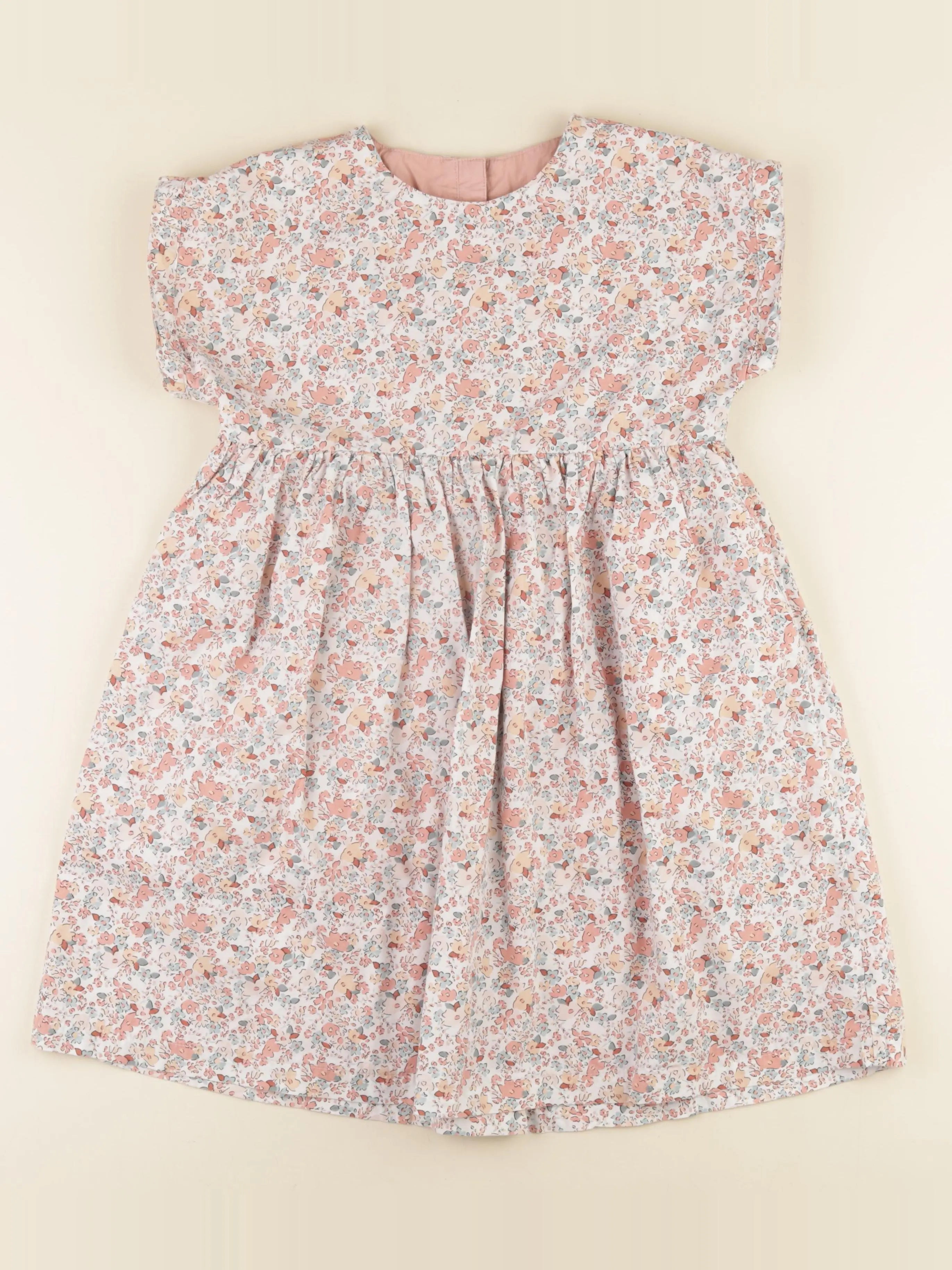 Vertbaudet - robe réversible rose - 10 ans
