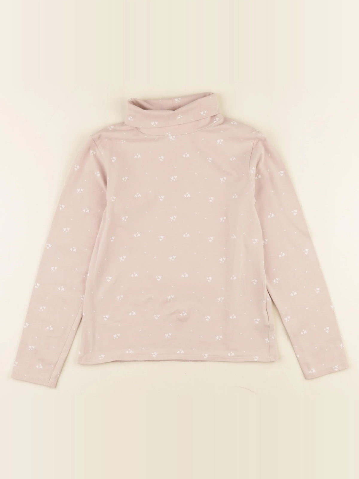 Vertbaudet - sous-pull rose - 8 ans