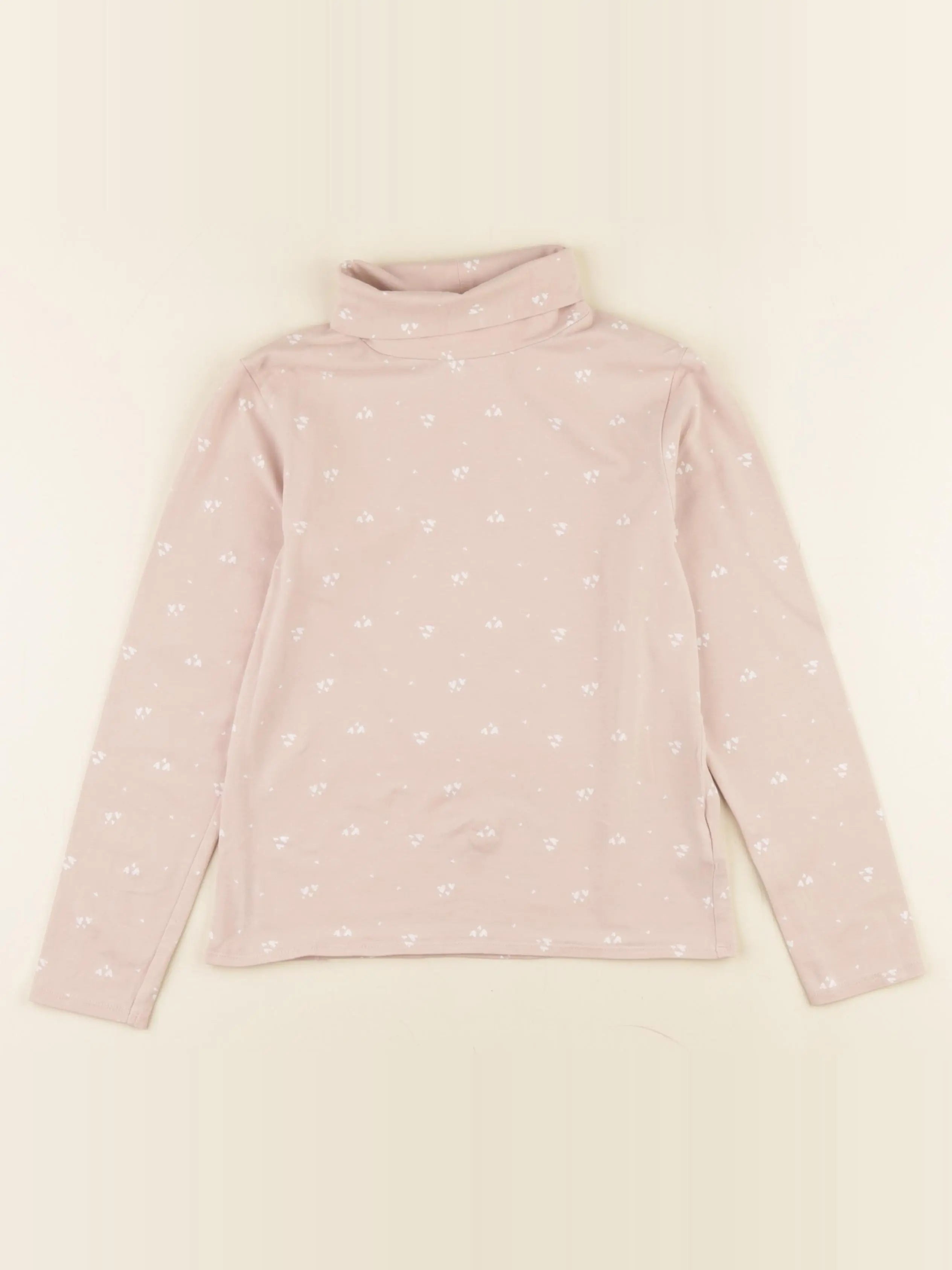 Vertbaudet - sous-pull rose - 8 ans